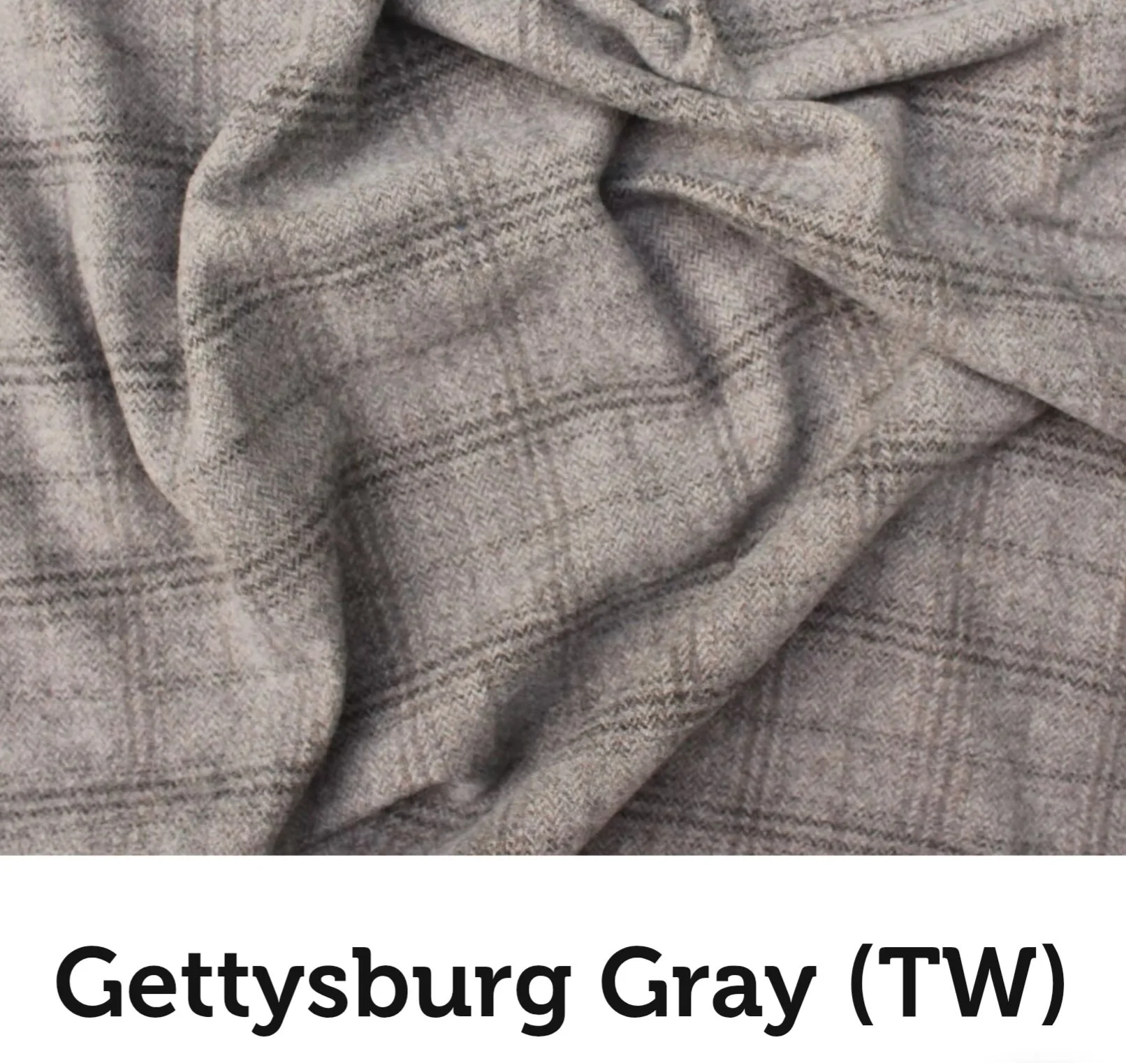 Wool Gettysburg Gray