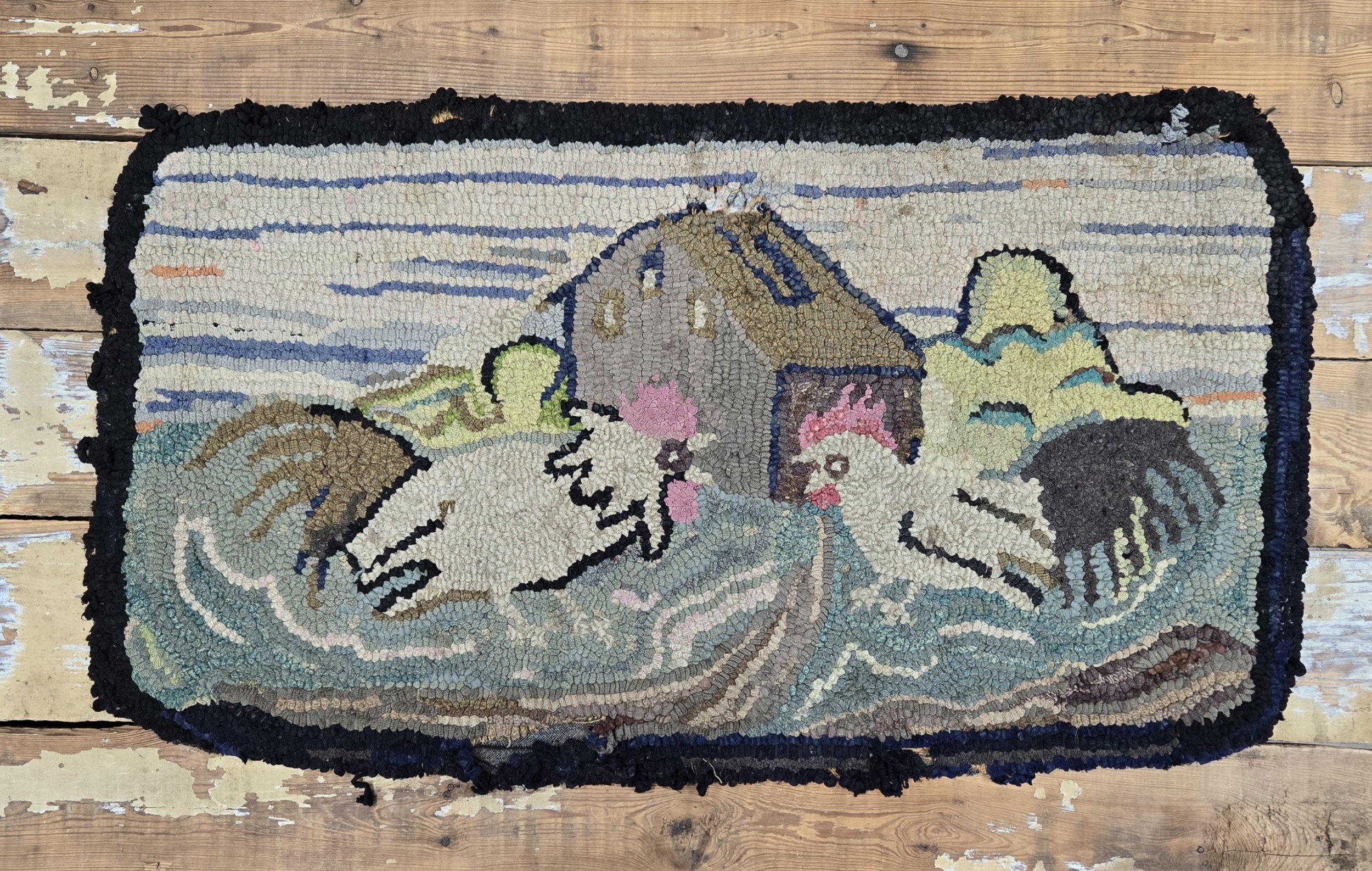 Scuffle Rug Hooking Pattern
