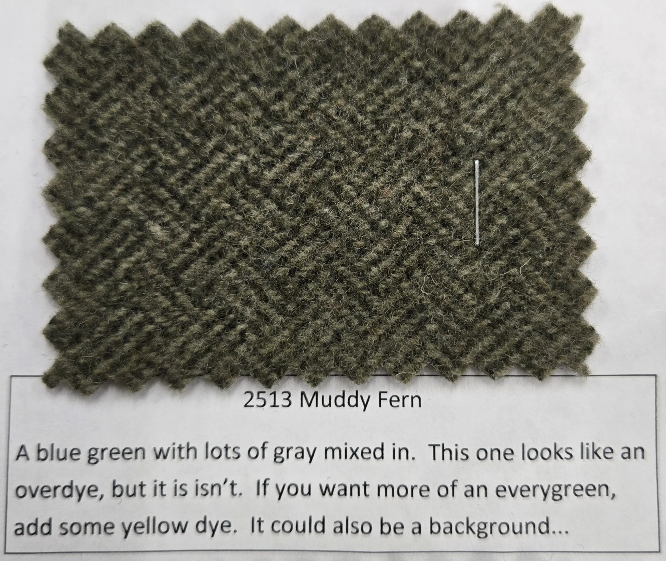 Wool As-Is Muddy Fern