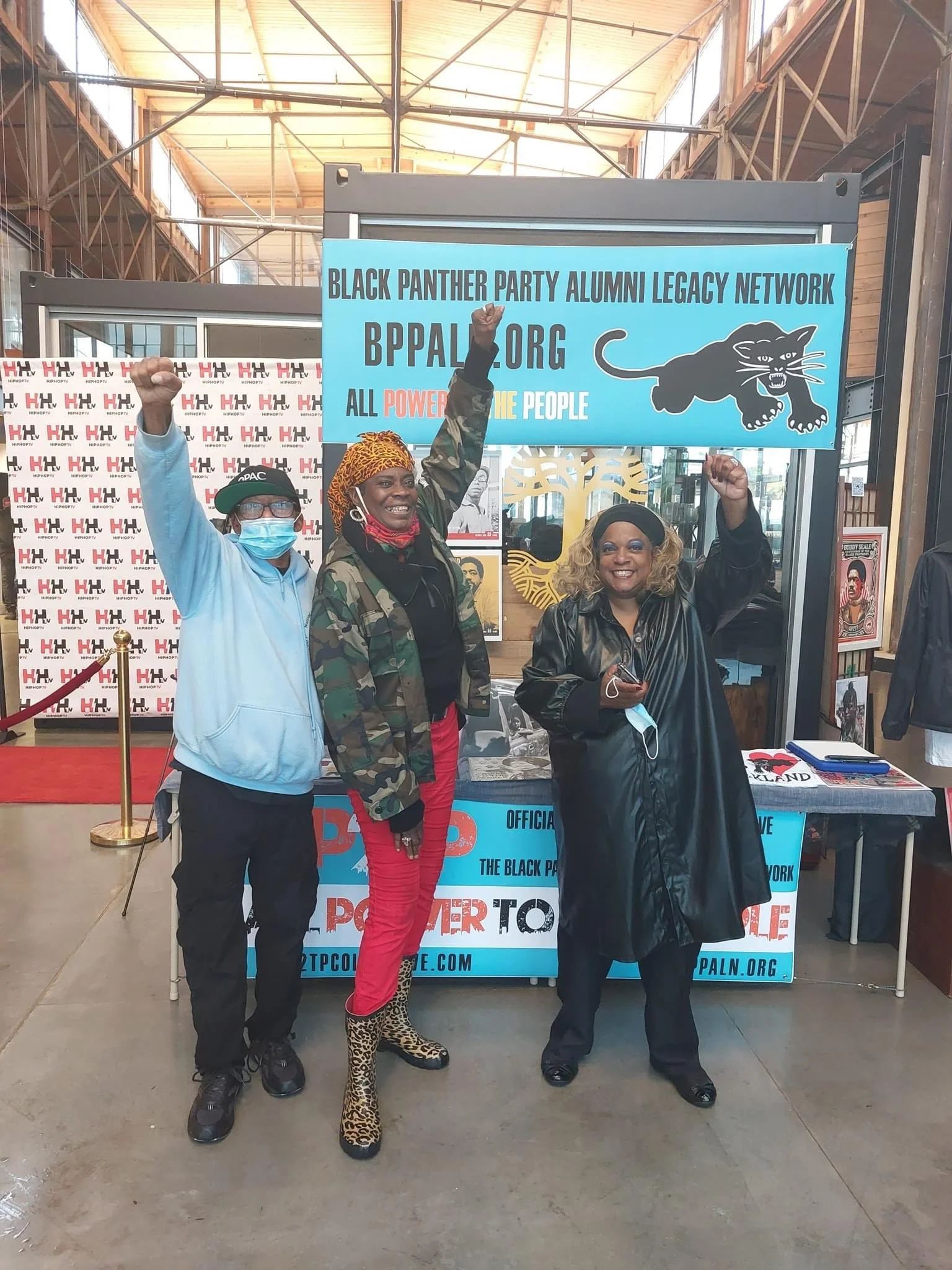 Bobby Macall, Frances Moore and Dr Zafirah Ned