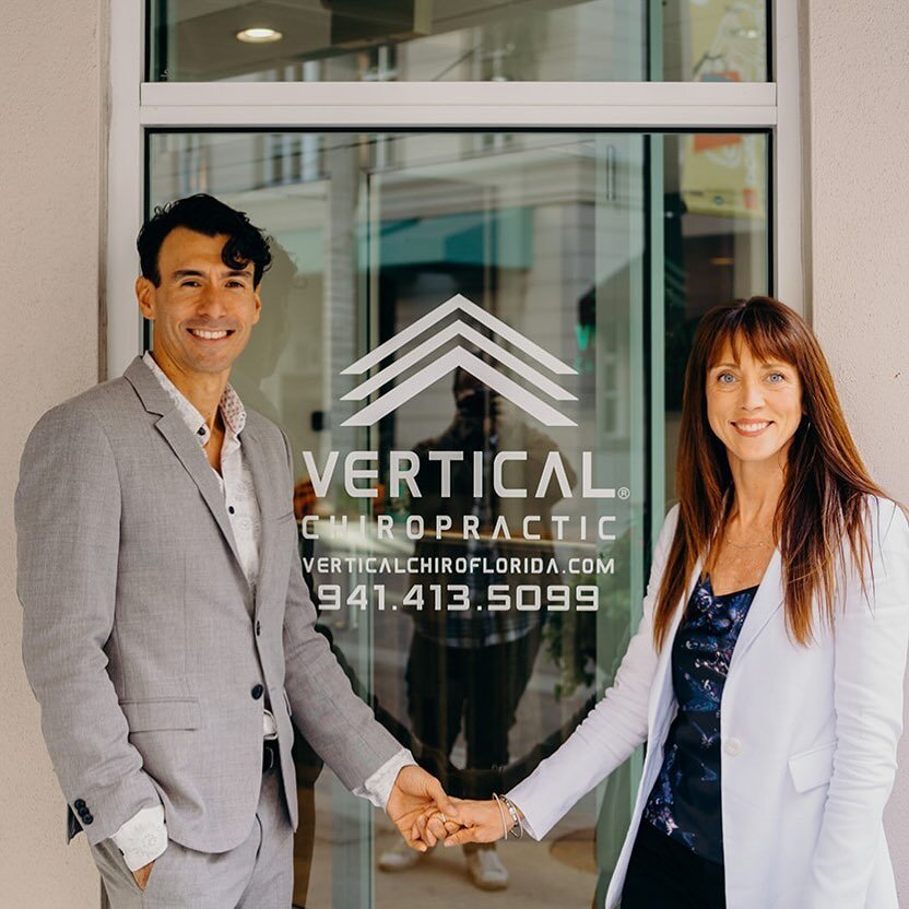 My lover, my partner, my best friend. @brandifano 🫶🏼 @verticalchiro was birthed from our Love. 

Now, we have done it again, together and this time we are marrying our gifts and offerings of world class chiropractic care and world class health and 