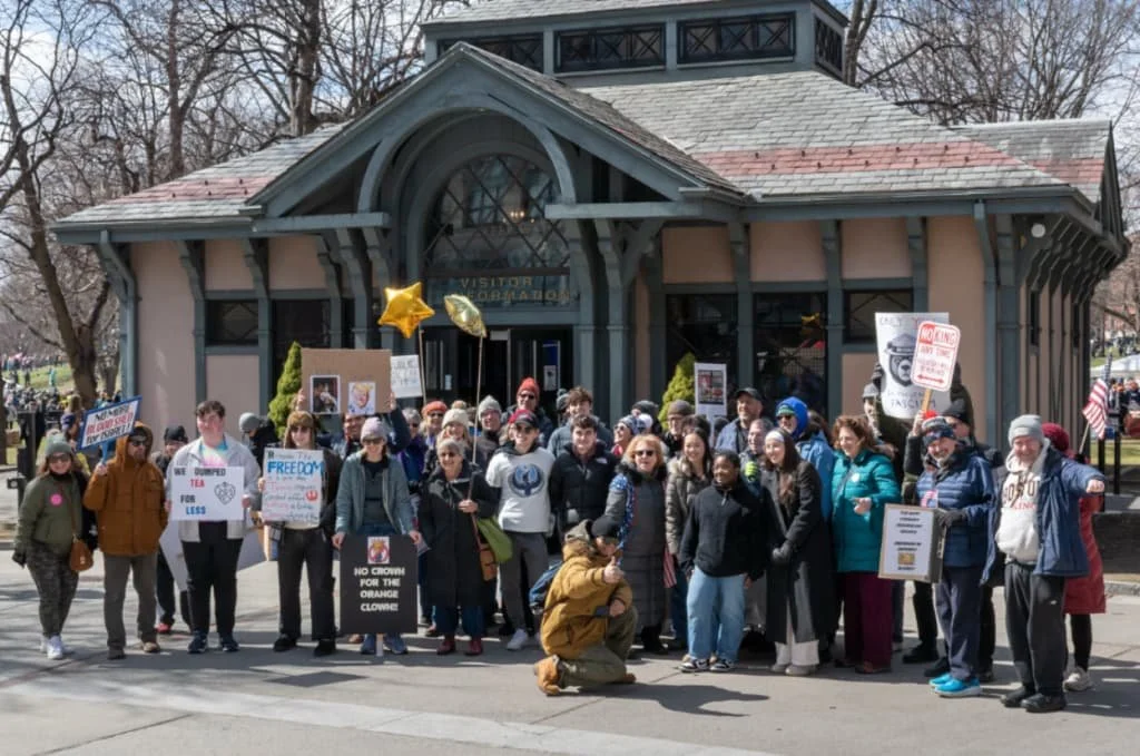 CGB members at No Kings 3 Boston