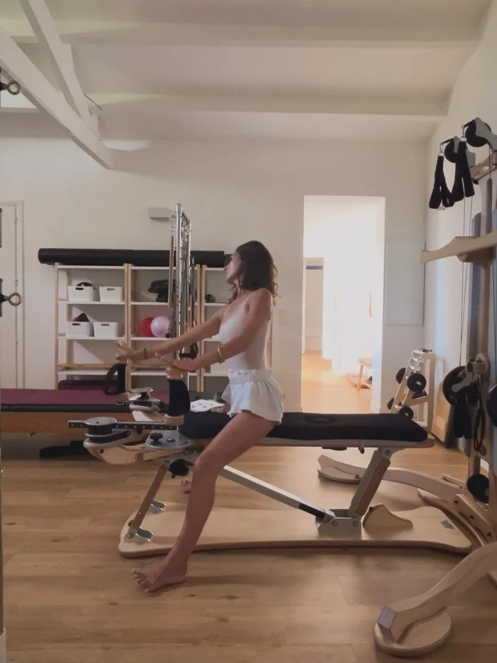 My time in le cap d&rsquo;Antibes is not just for the deep blue and the pink and yellow houses. 
I&rsquo;ll be teaching in this little heaven Monday/Tuesday/Friday for the next couple weeks.
If you are around and looking for a good old Pilates sessio