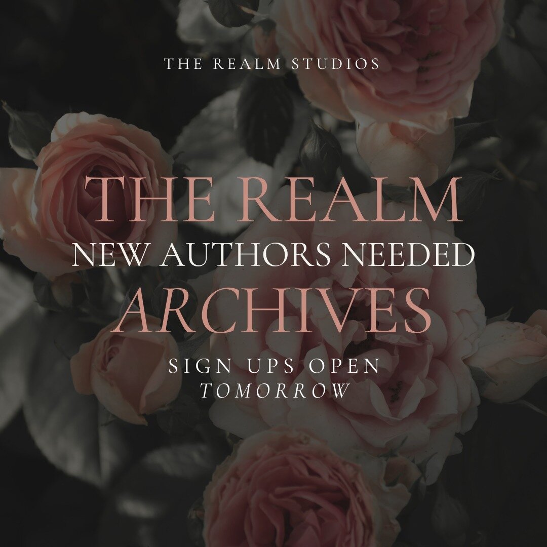 AUTHORS: Are you ready? 

Tomorrow I am opening sign ups officially for Authors who are interested in The Realm ARChives. 

The Realm Archives is a group of romantasy and fantasy readers interested in reading advance reader copies of upcoming books. 
