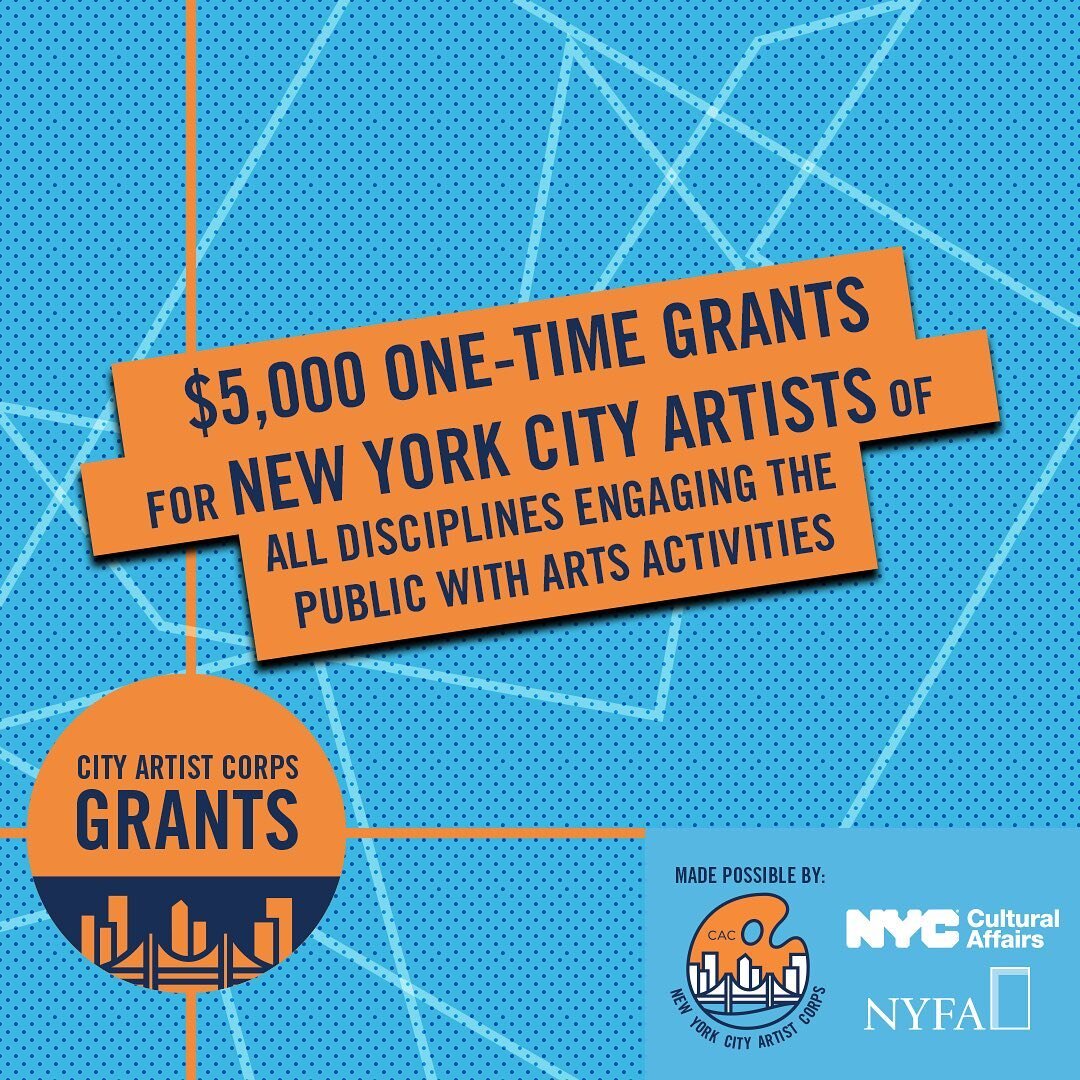 @firelight_media and @blackpublicmedia are partnering with NYC arts organizations on the City Artist Corps Grants. Please share widely! @nyfacurrent and @NYCulture, with support from @madein_ny as well as @queenstheatre, have launched City Artist Cor