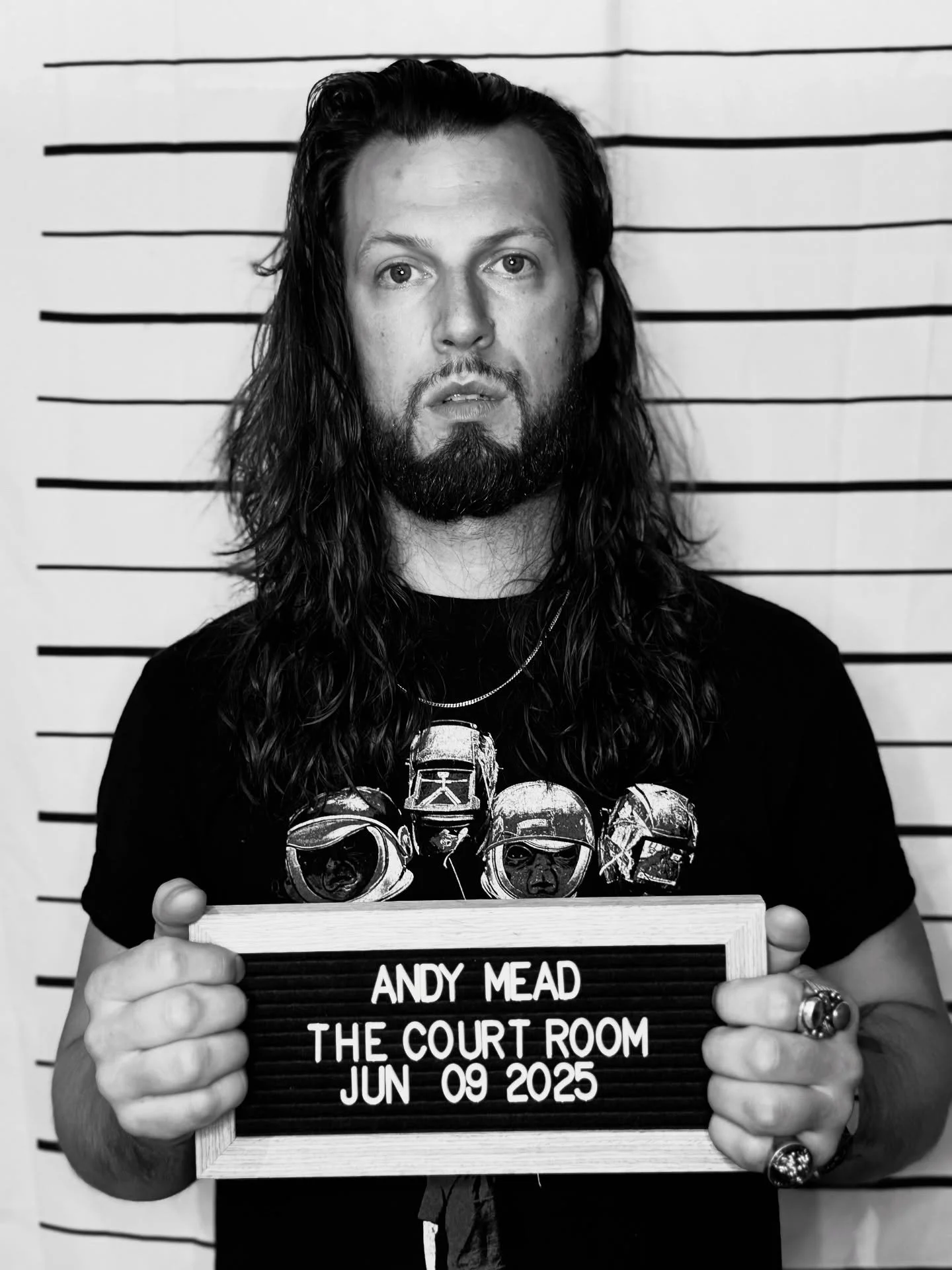 ANDY MEAD

Arraignment : 06/09/2025 7PM

Andy Mead is a Midwest native turned Nashville troubadour, known for blending clever songwriting with the easy charm of folk Americana. After more than a decade on stage winning over crowds with both covers an
