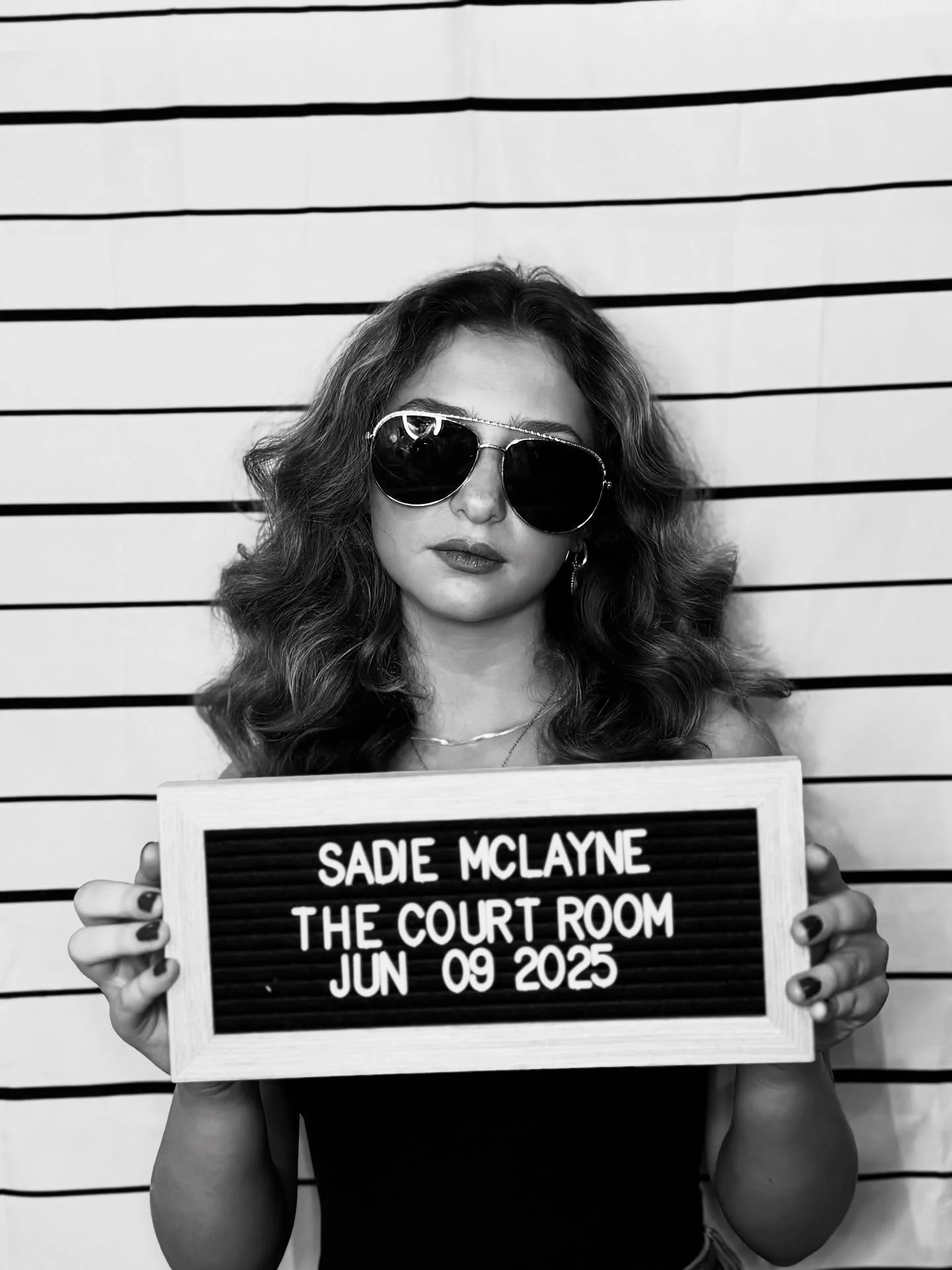 SADIE MCLAYNE

Arraignment : 06/09/2025

Sadie McLayne is a country singer-songwriter from Tuscaloosa, Alabama, blending traditional country with soul, rock, and Americana. She started performing on Nashville&rsquo;s Lower Broadway at just eight year