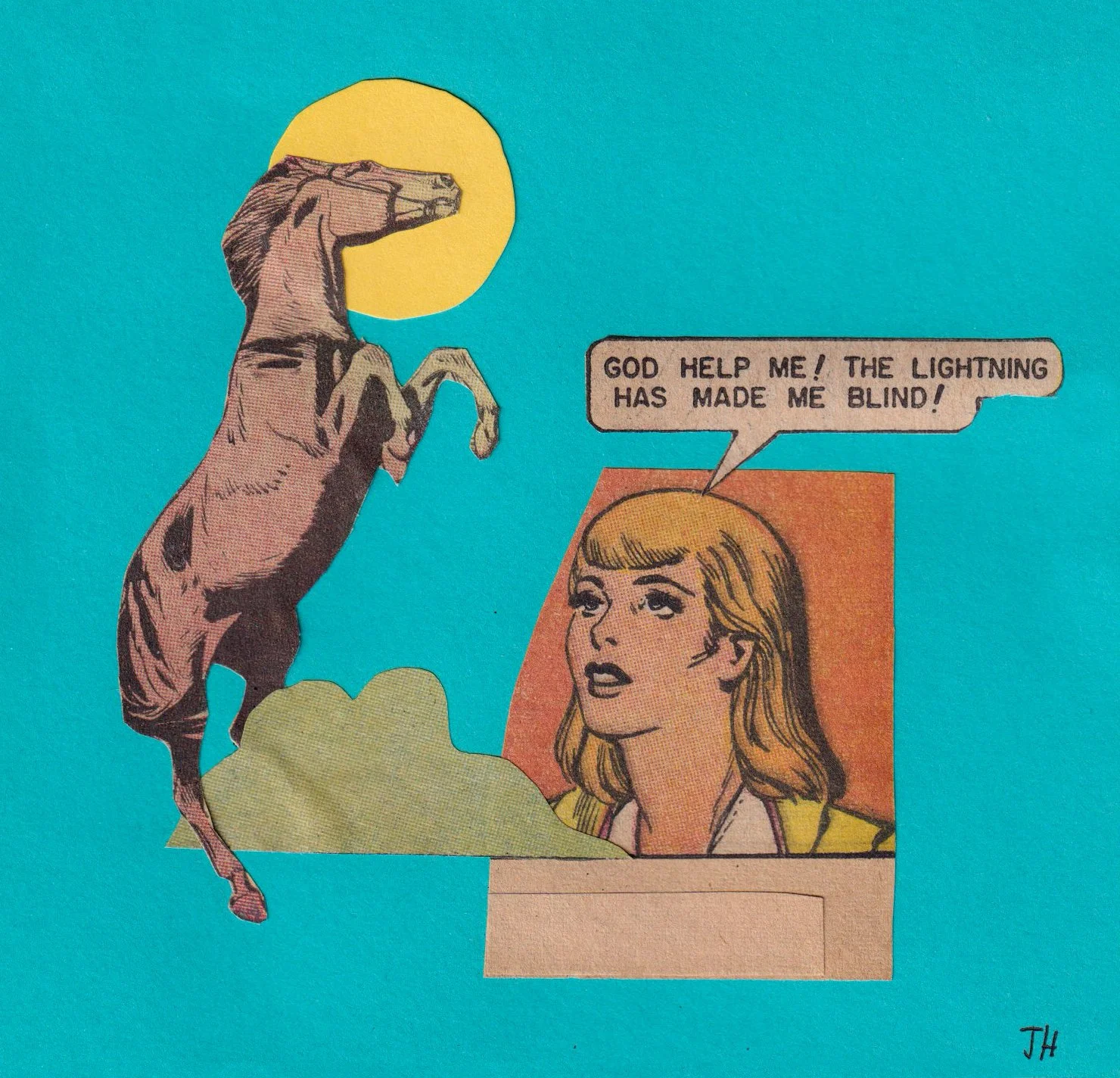 Blind Lightning collage, 2018