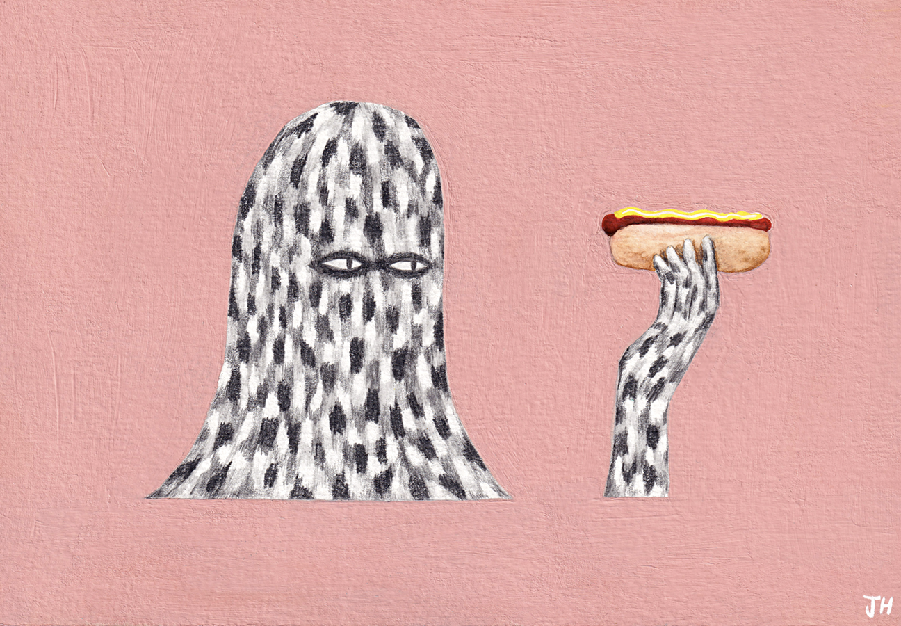 Contemplating the Hot Dog