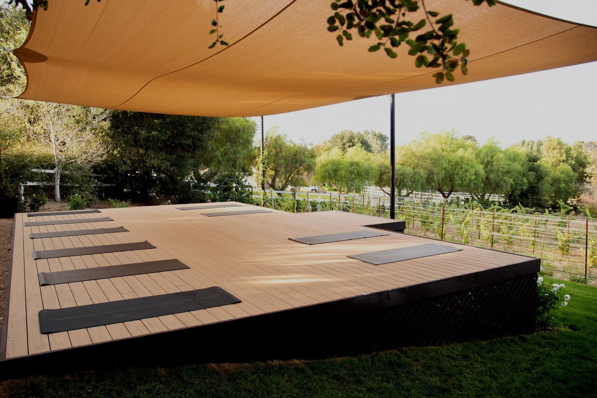 View of Olde Oak Meadow Yoga - Santa Ynez Indoor & Outdoor Classes