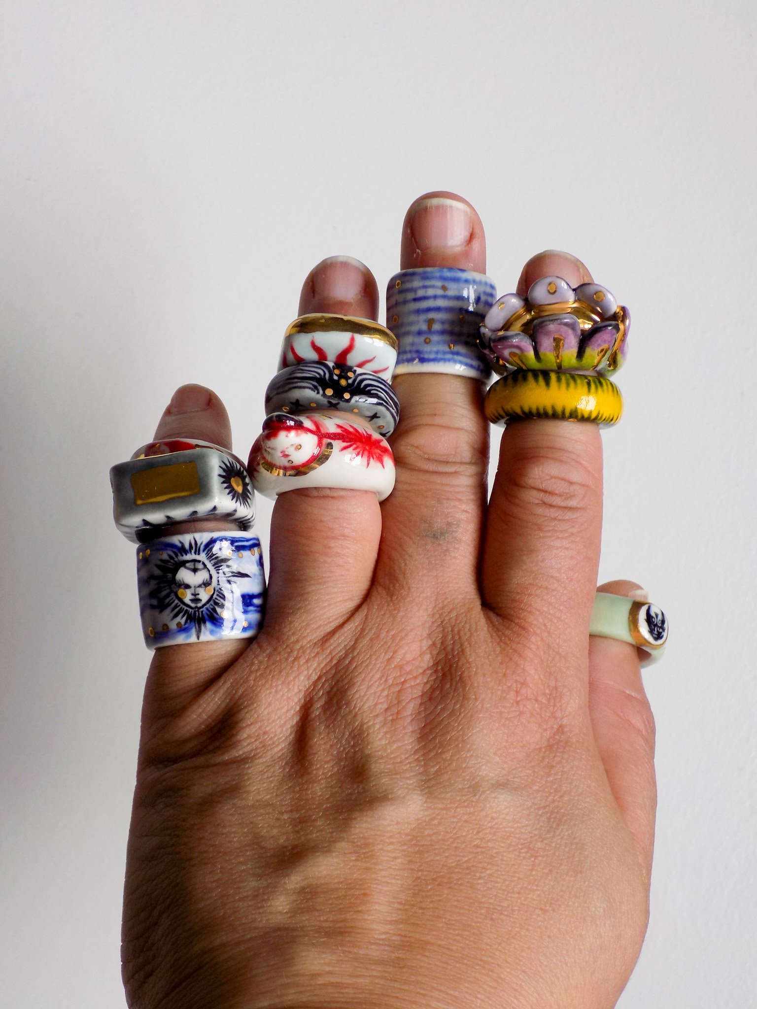 porcelain rings