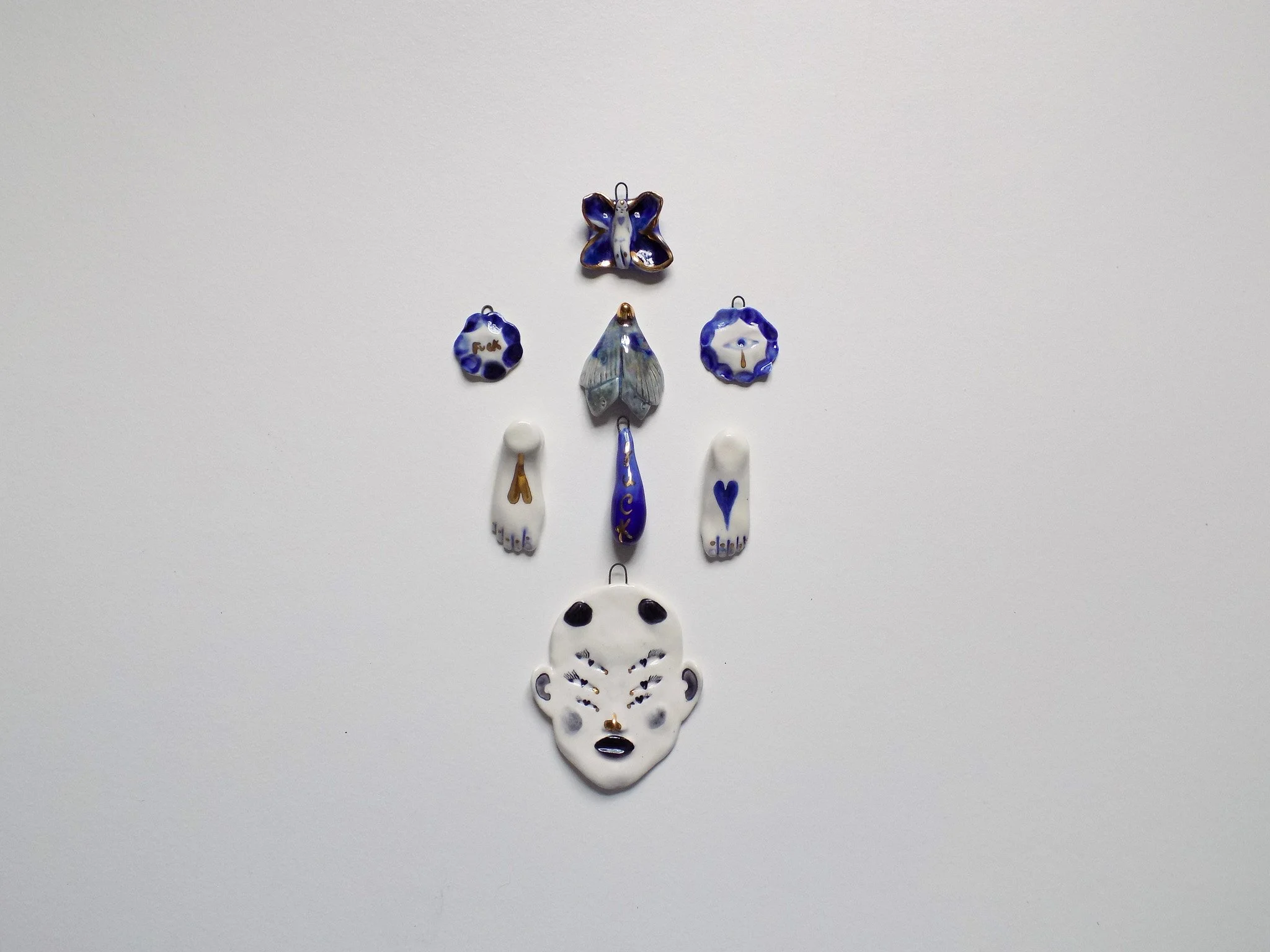 Assorted Porcelain Charms