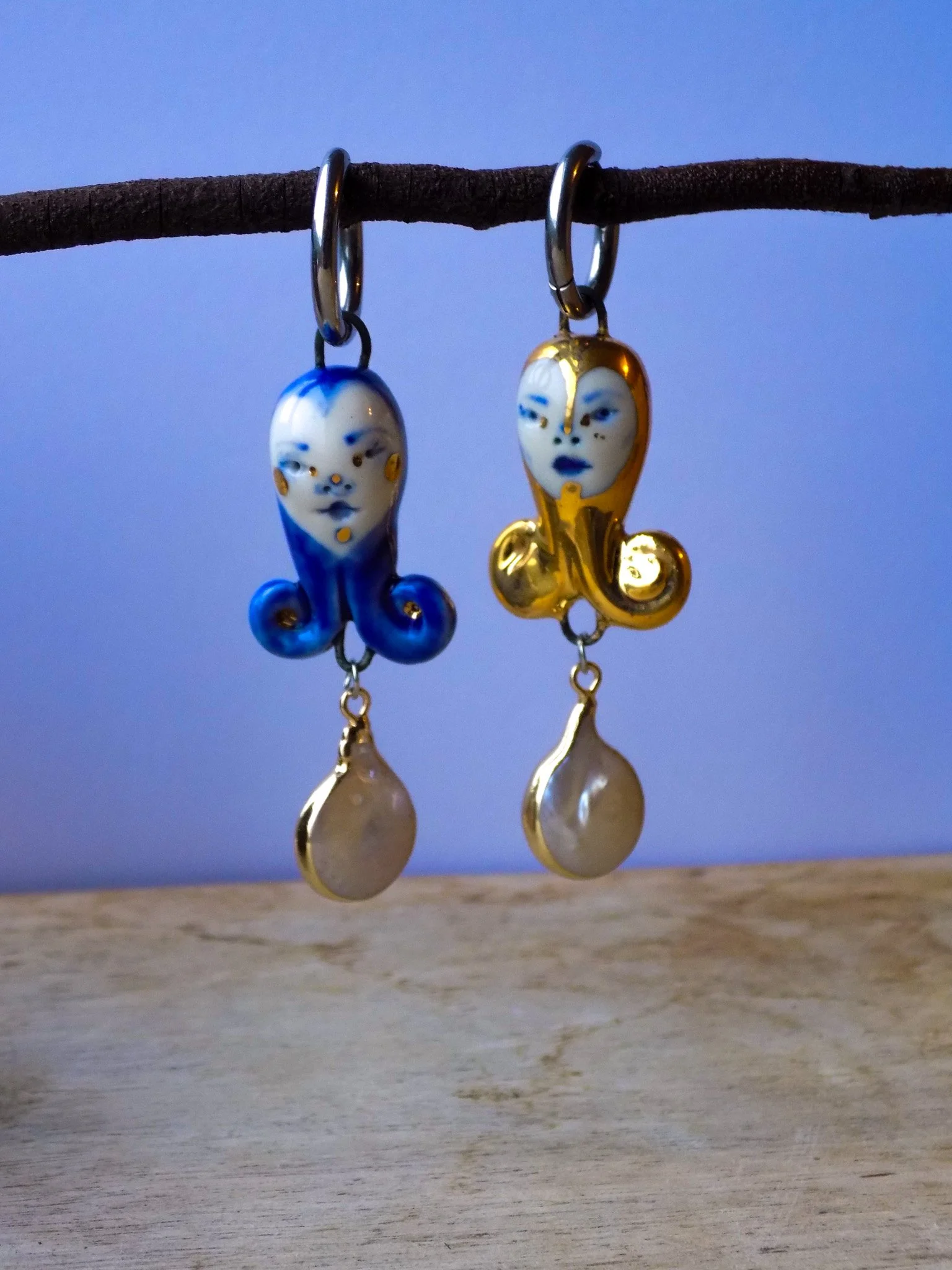 pearl earrings