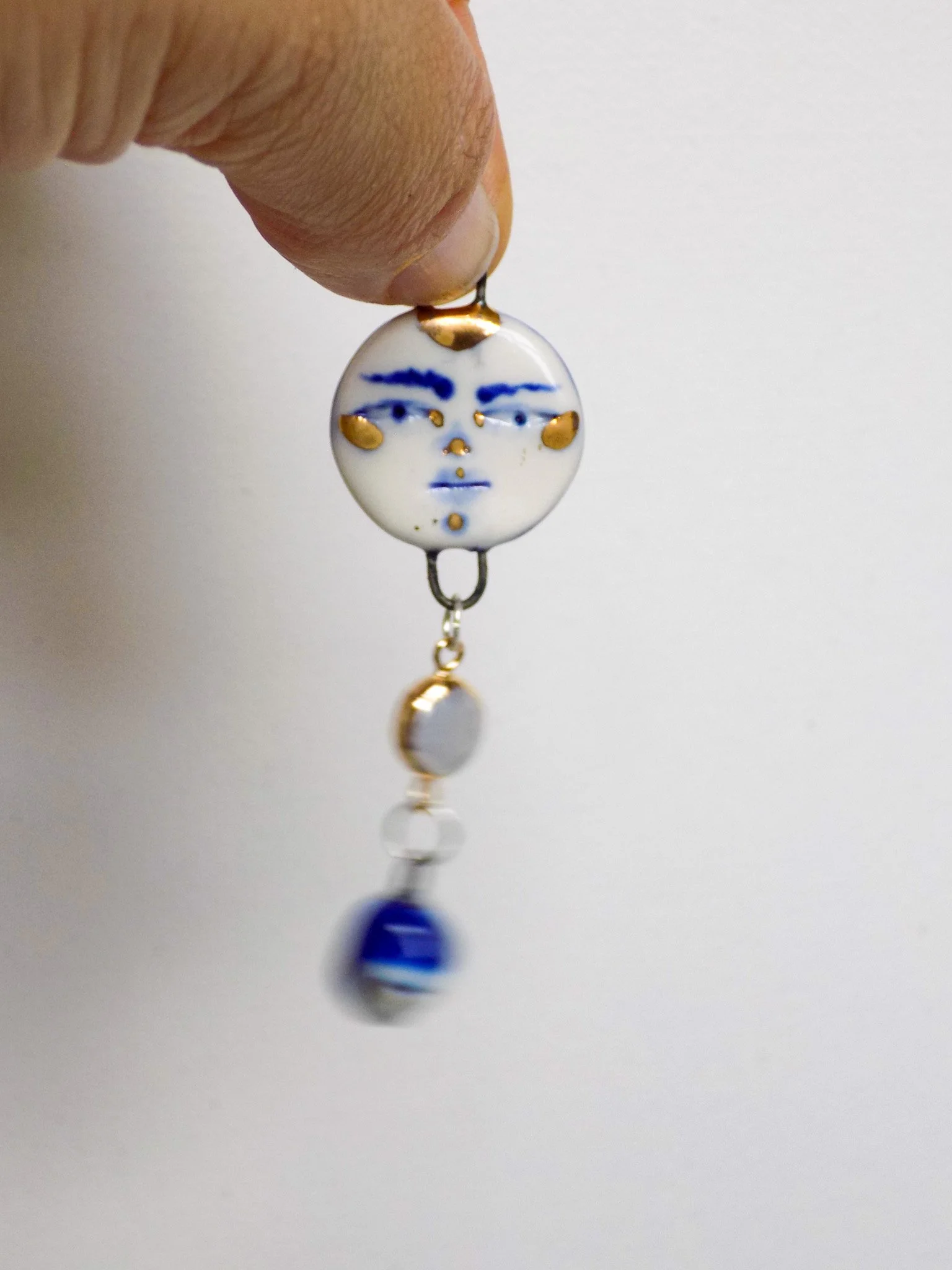 Porcelain Pearl Pendants