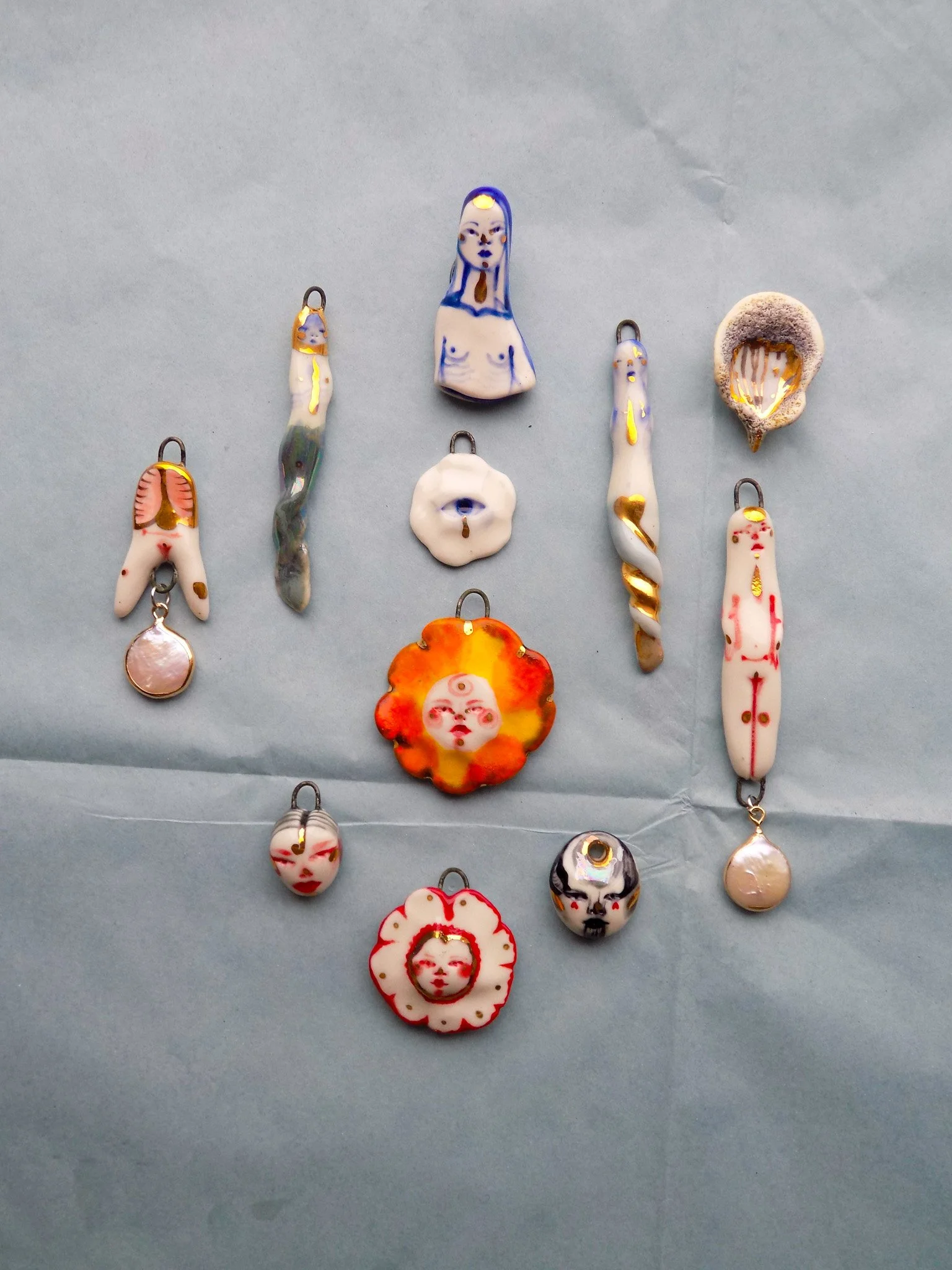 porcelain pendant