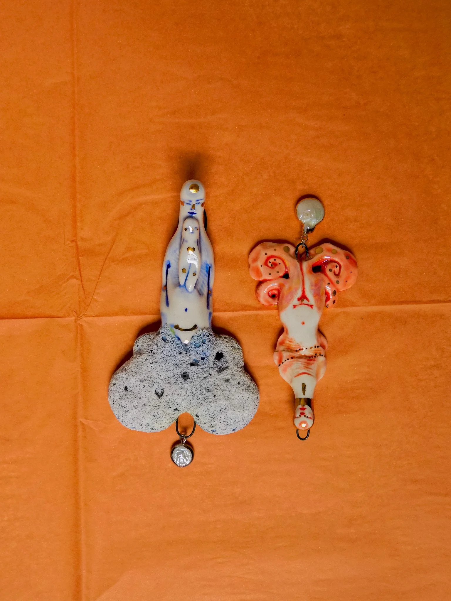 Sea Monsters with Pearls