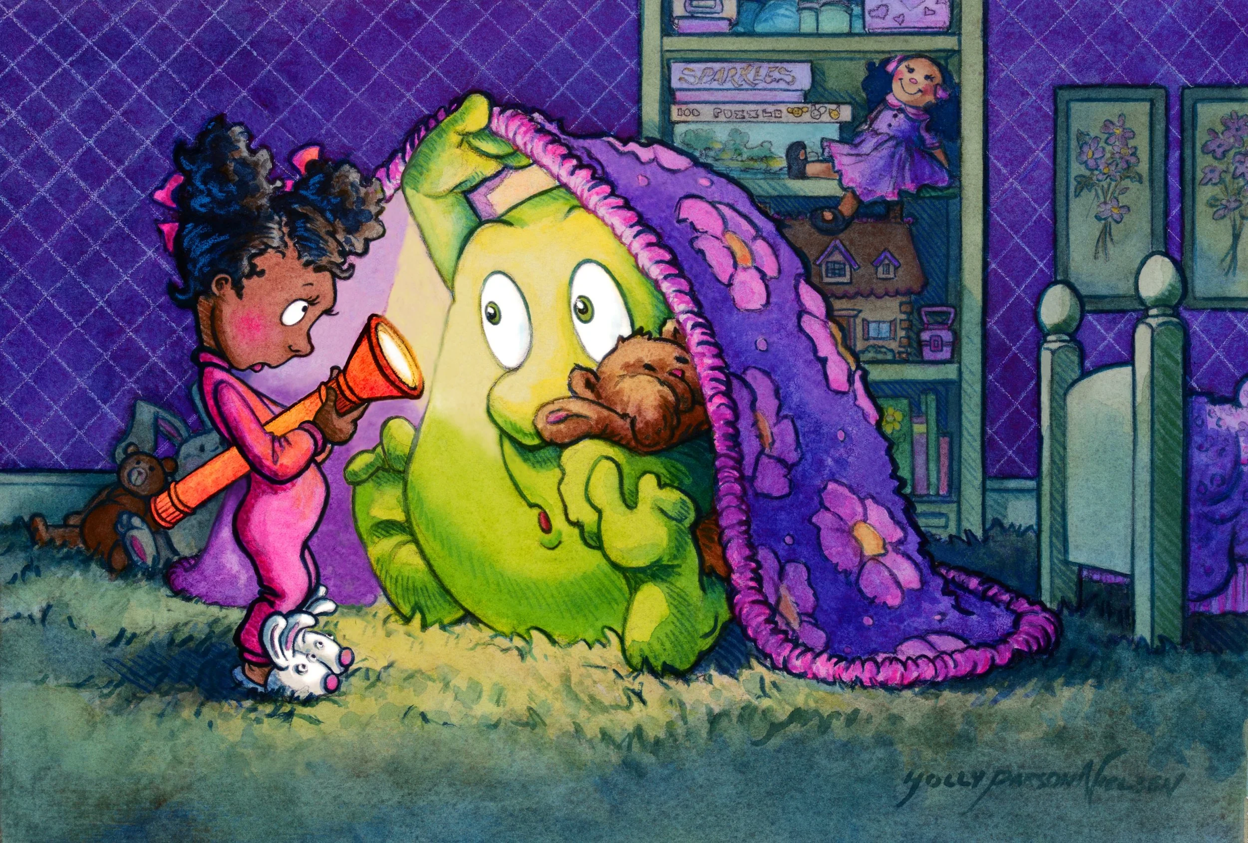  Under the rug flashlight.jpg