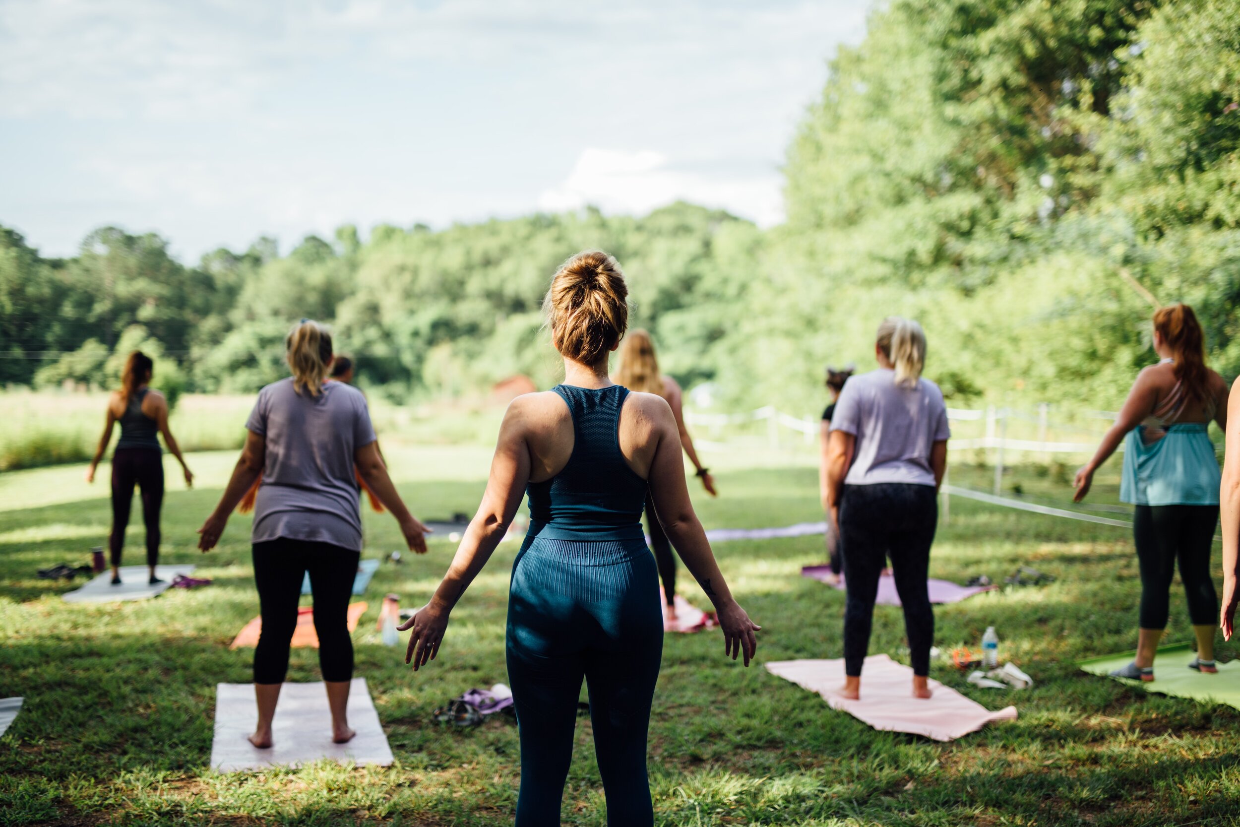 Yoga Fields Of Grace Flower Farm