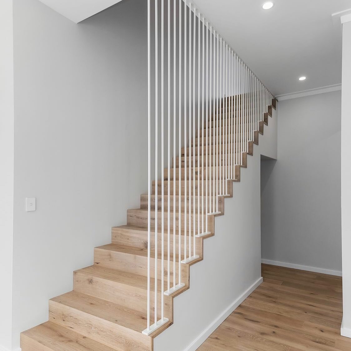 Details ▪️ Love these little details inside our clients homes! This stair balustrade detailing was a must as it was a direct view from the main entrance of the house (which by the way we can&rsquo;t wait to show you soon!!). We needed to create somet