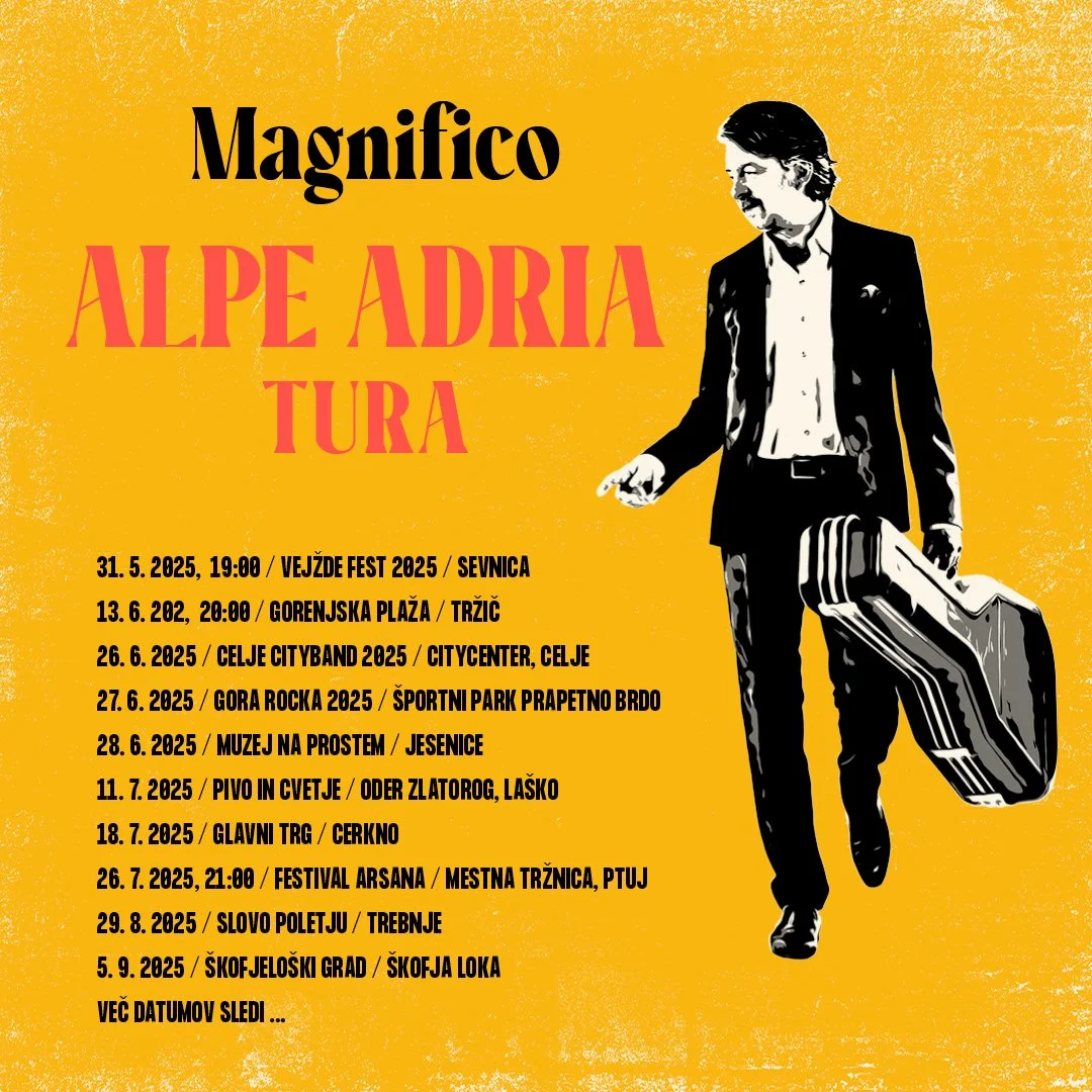 Alpe Adria tour with concert dates