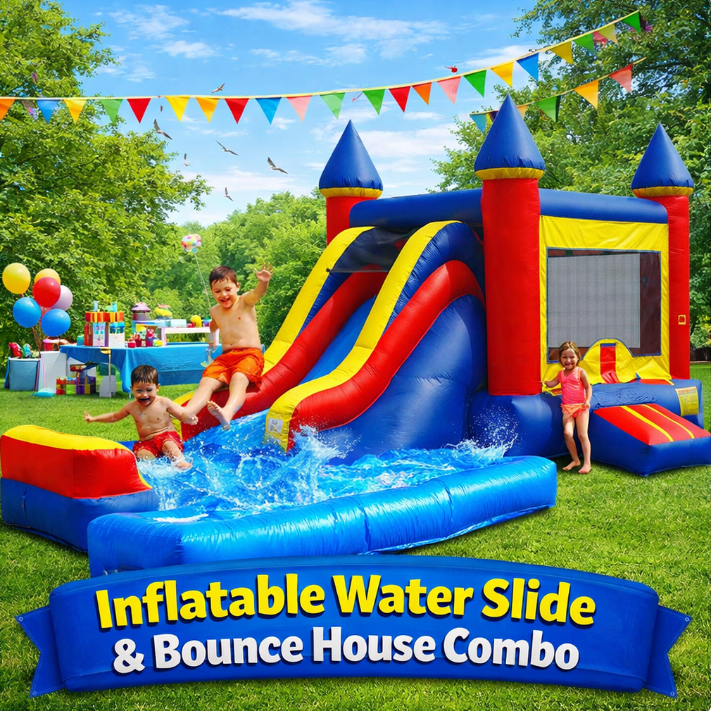 Water Slide &amp; Bounce Castle Combo