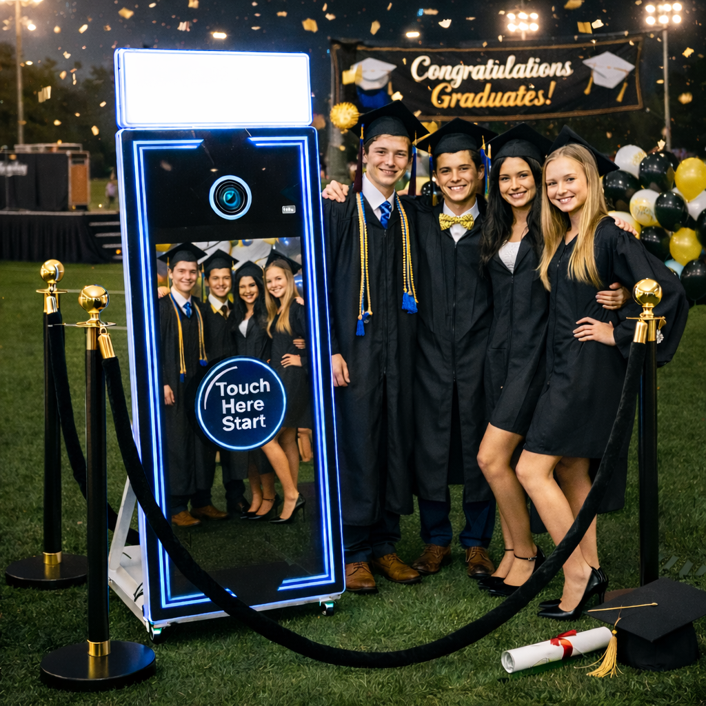 Magic Mirror Photo Booth - Graduation
