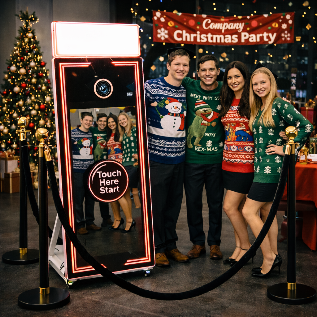 Magic Mirror Photo Booth - Christmas Party