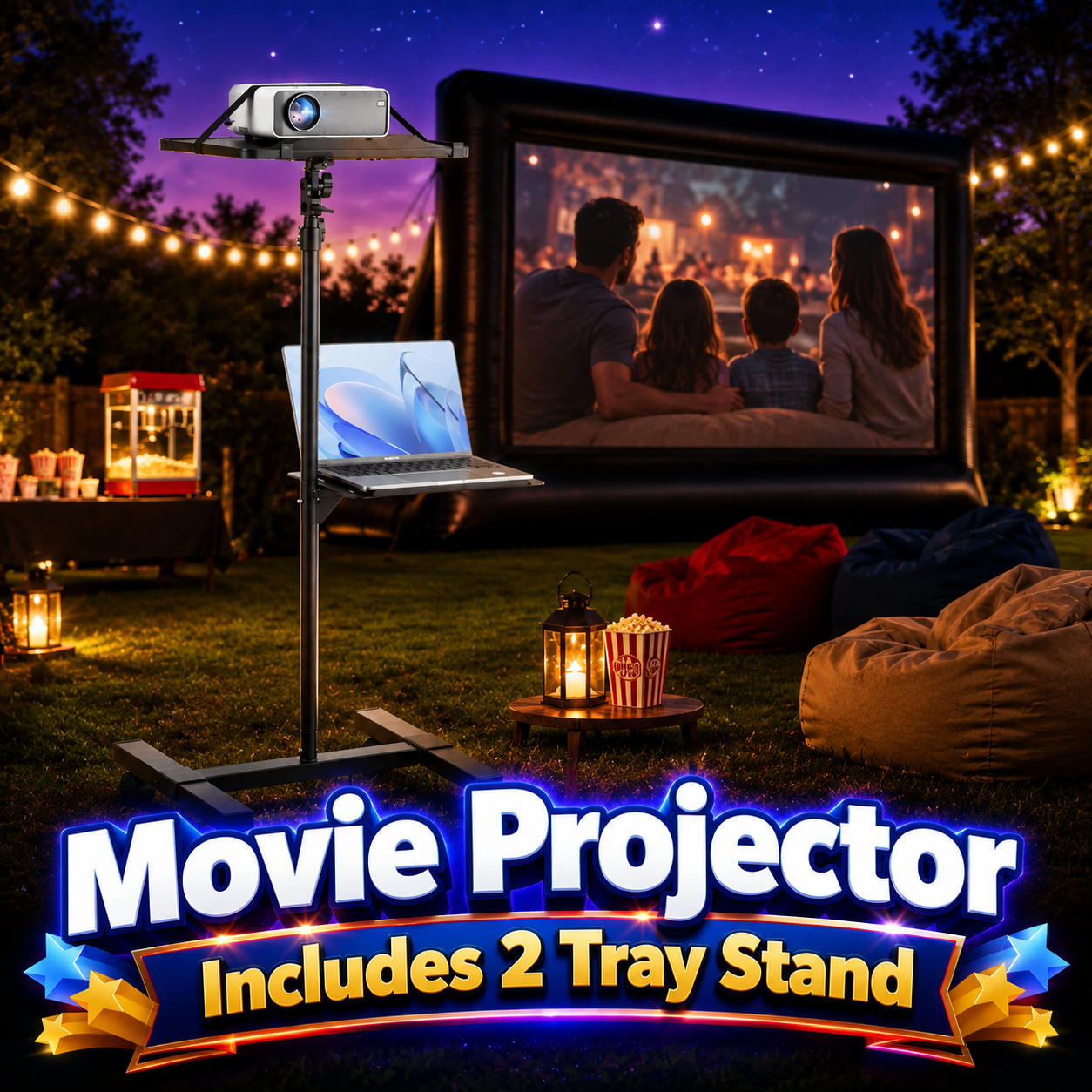 Movie Projector &amp; Stand