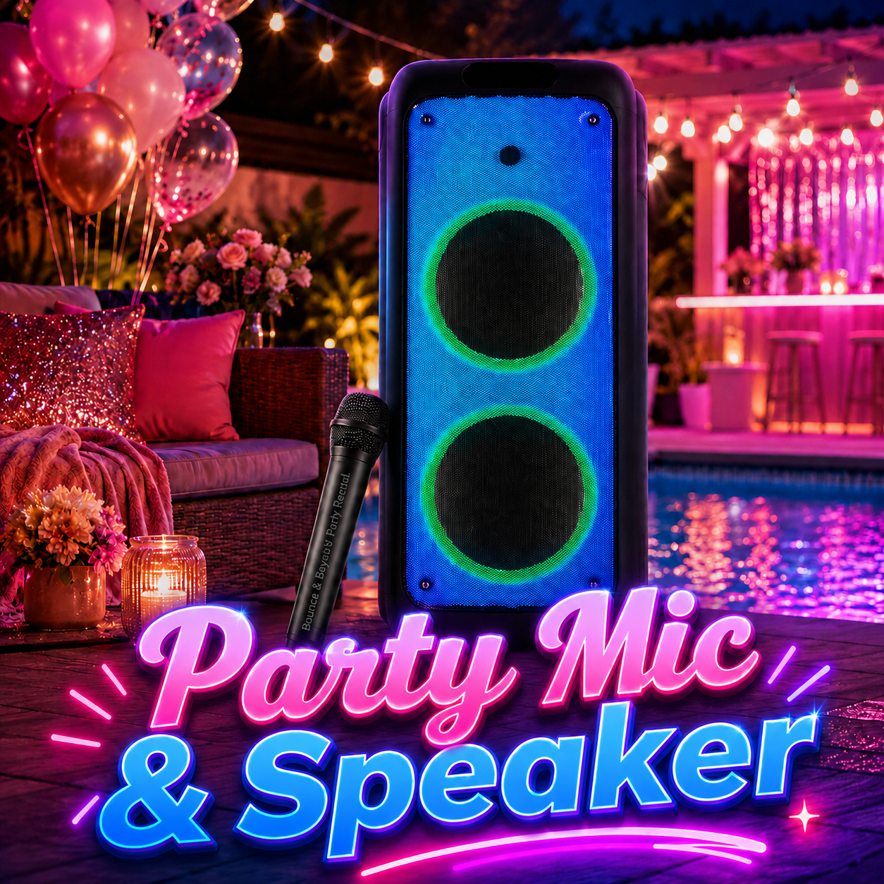 Party Mic &amp; Speaker