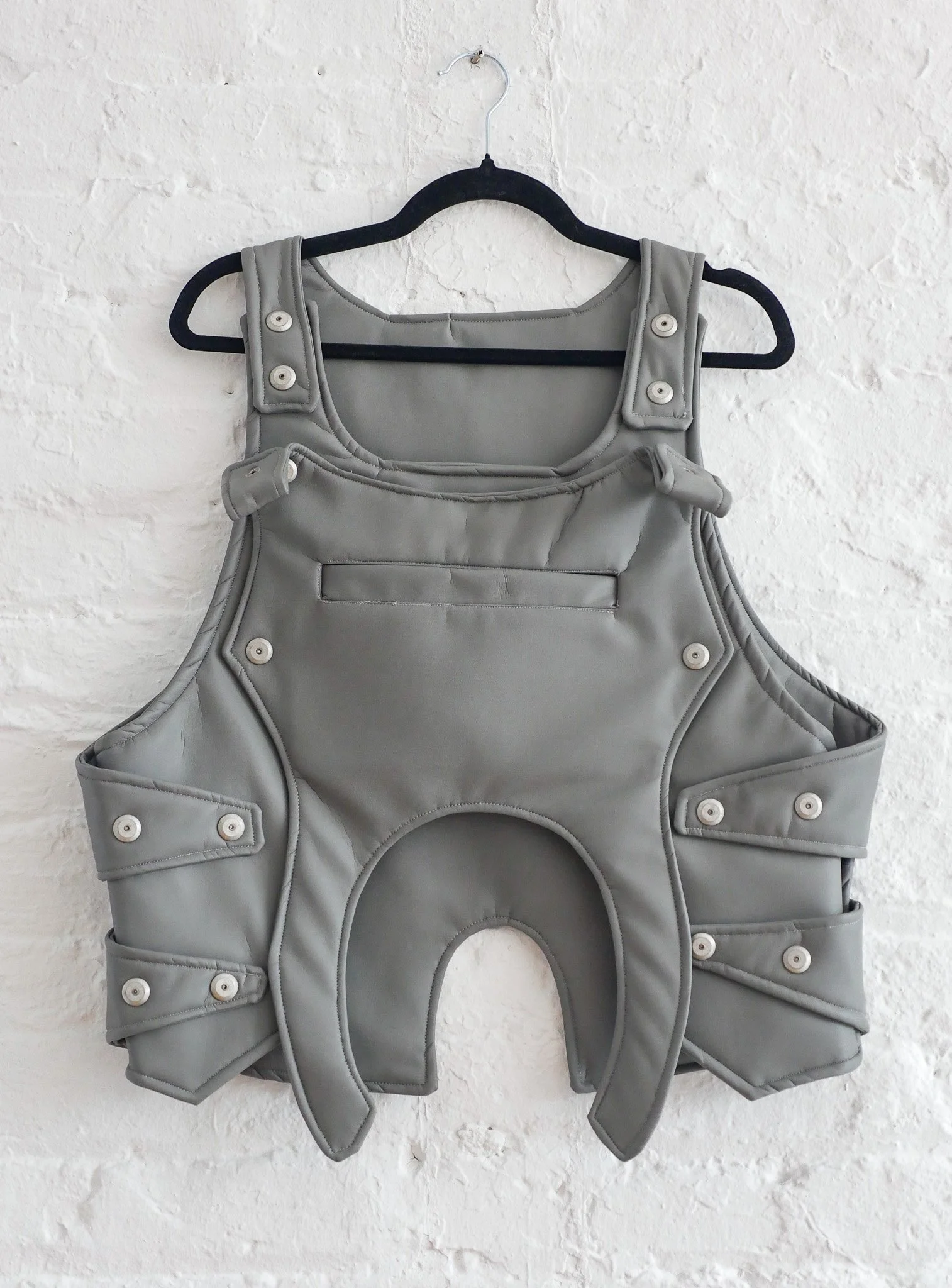 Leather Cargo Vest