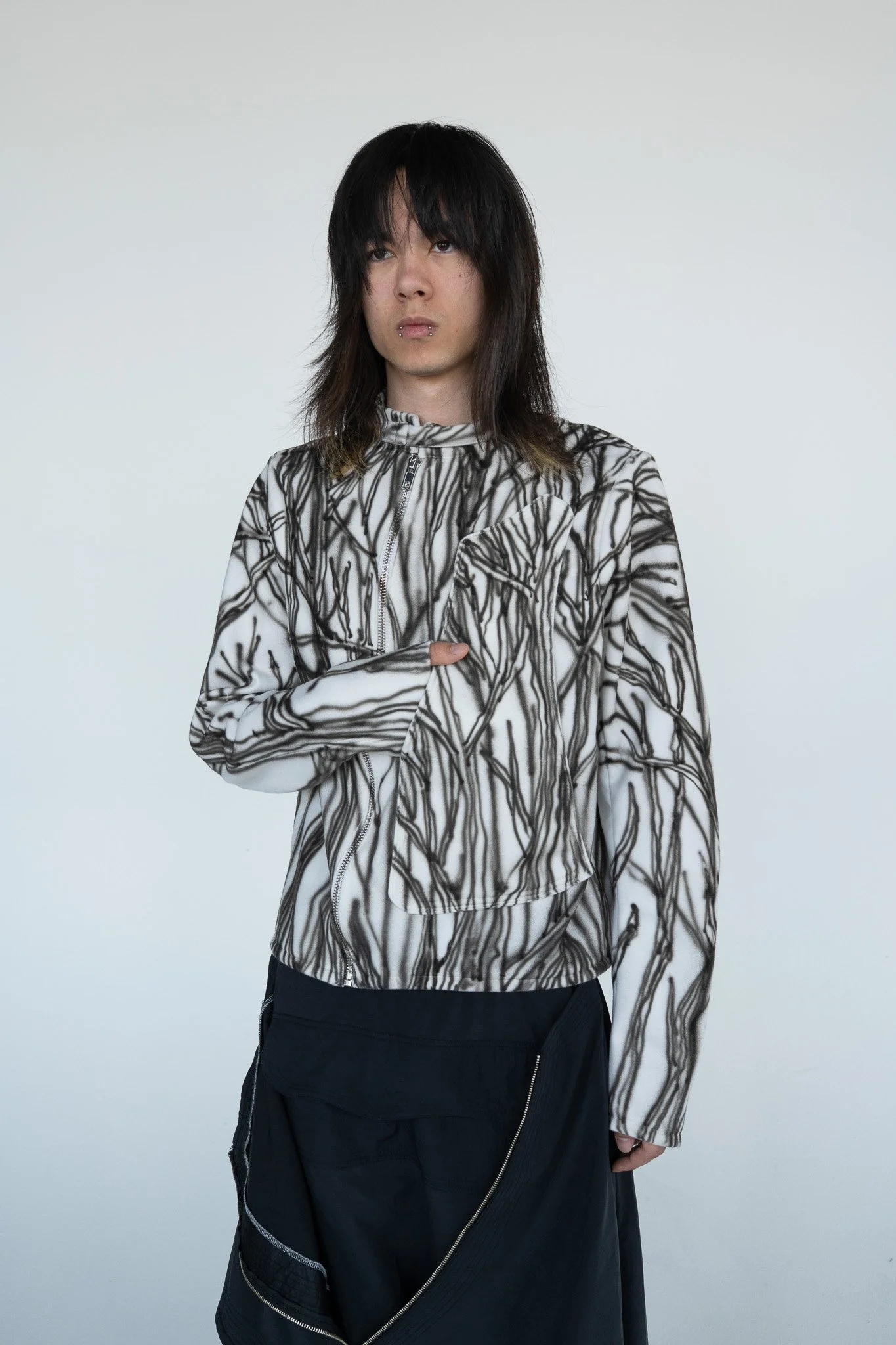 Airbrushed Moleskin Fencing Jacket