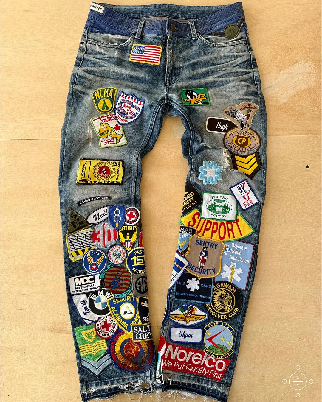Patchwork Japanese Denim