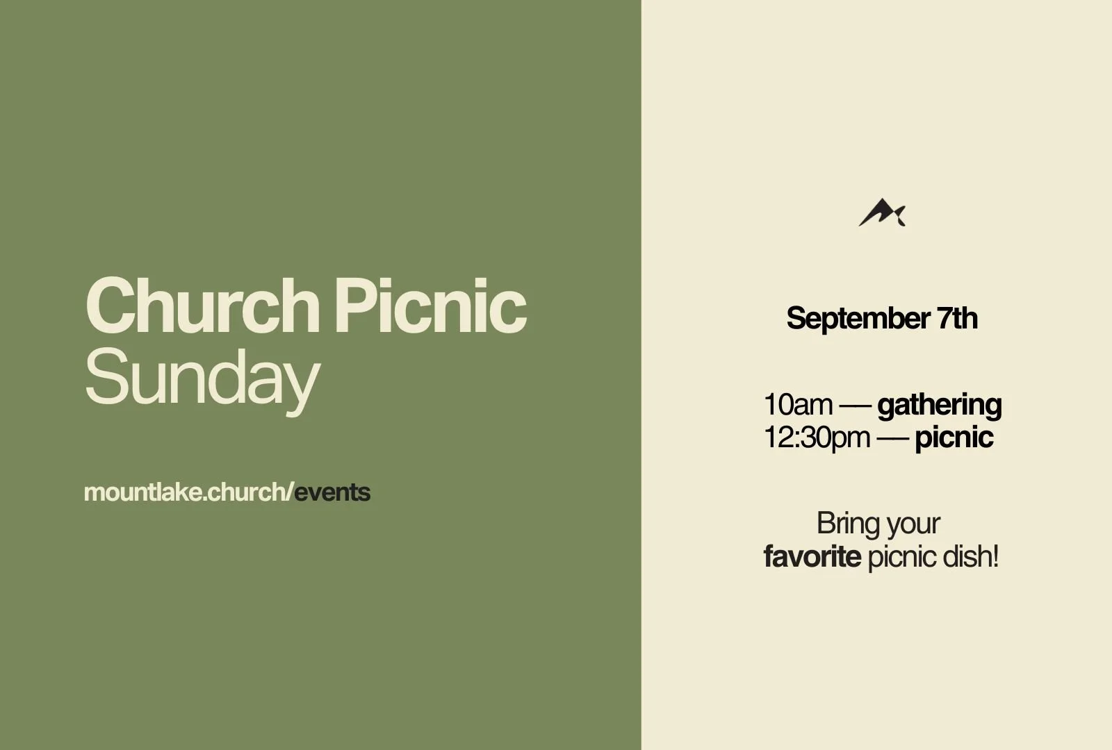 Church Picnic Sunday