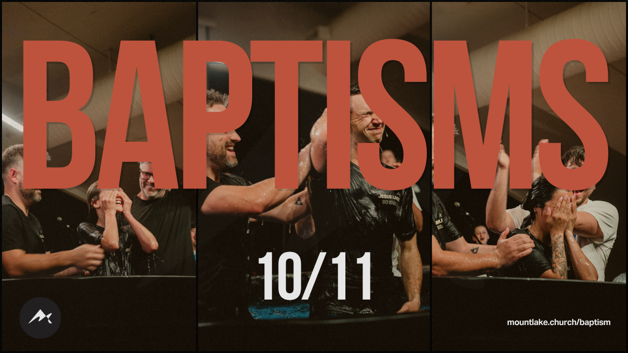 Baptism Sunday