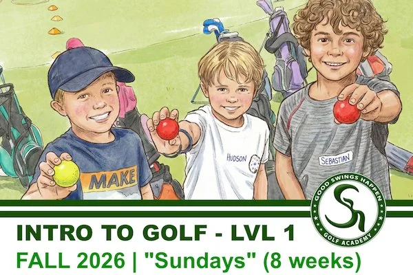 **SUNDAY** GSH INTRO TO GOLF (Level 1/2 Beginner) 8-WEEKS (SEPT-OCT)