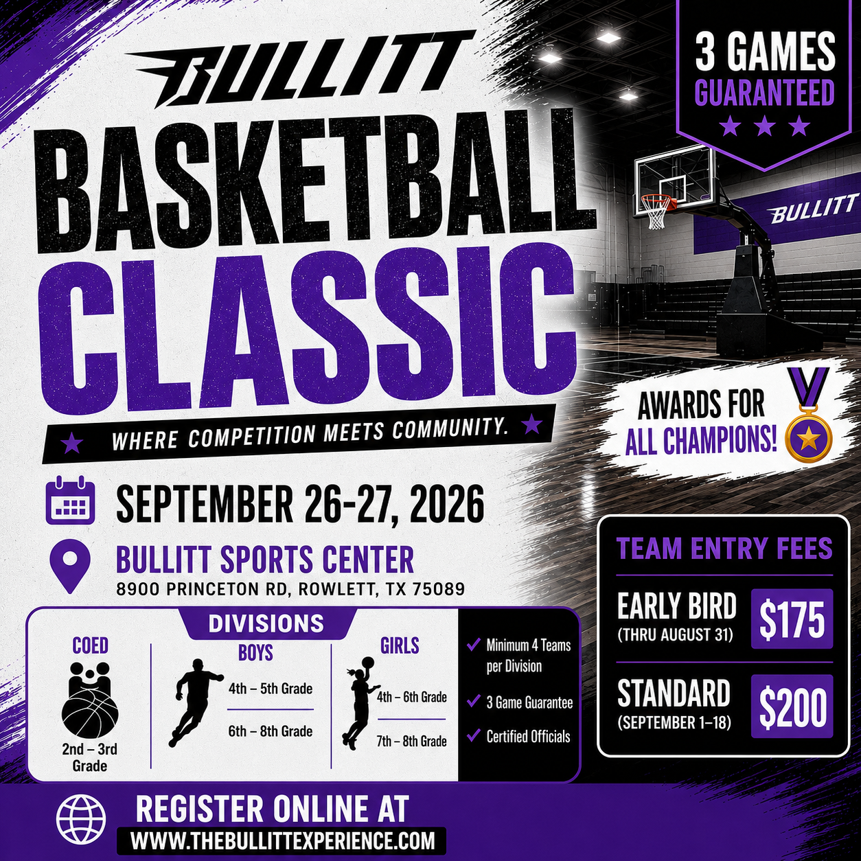 Basketball Classic (Sept. 26-27)