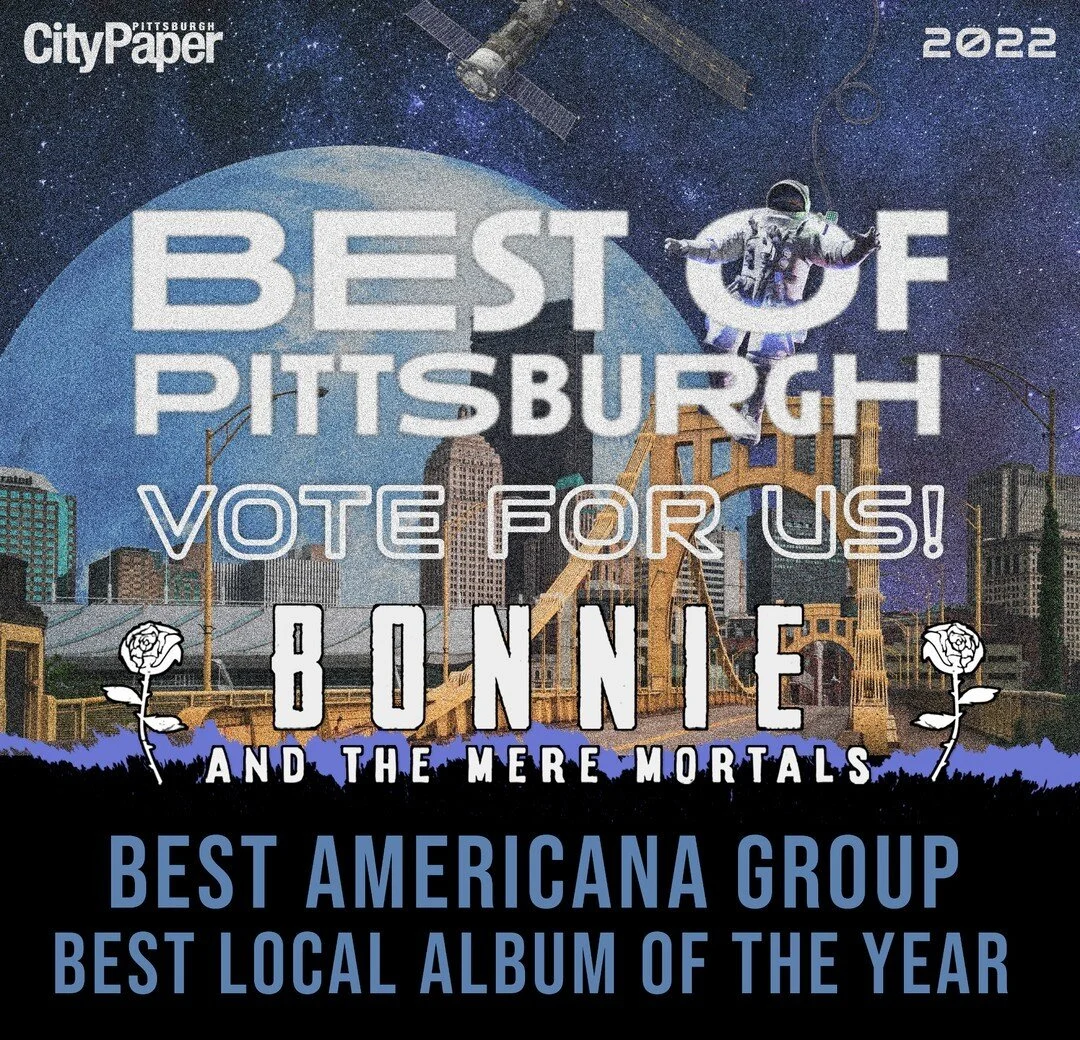 We made into the finals for the @pghcitypaper, folks! We are listed for both best Americana band, and best new album. Voting starts today and goes until Aug 31st, so get voting, and tell yer mama to vote for us too! Link in Bio. ​​​​​​​​
.​​​​​​​​
.​