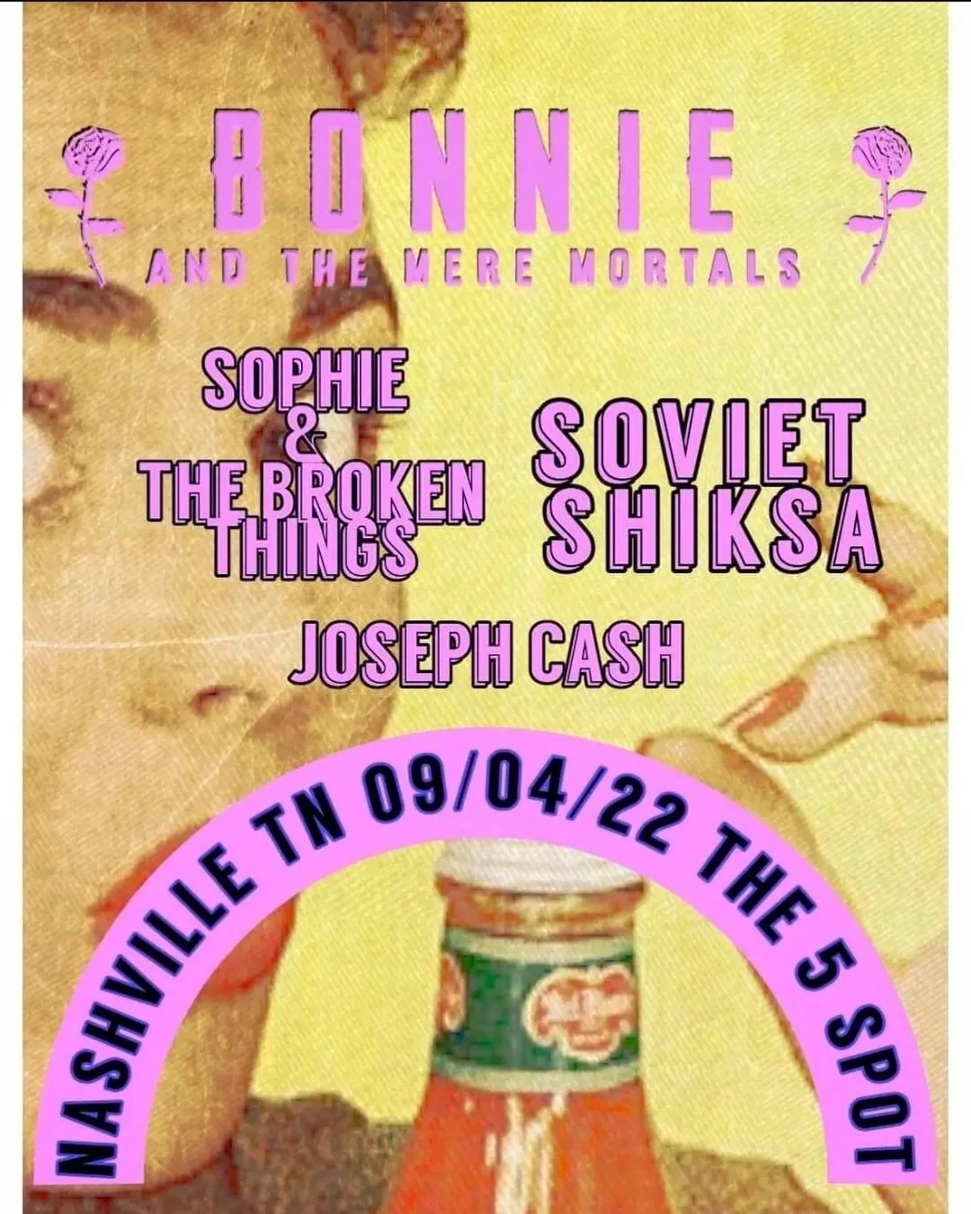 Nashville! We're comin in hot on Sunday to boogie with y'all at @the5spotnashville! Catch us with @sophieandthebrokenthings, @sovietshiksa, and Joseph Cash starting at 9 pm.
.
.
.
.
#yallternative #queerappalachia #southerngothic #synthwave #altcount