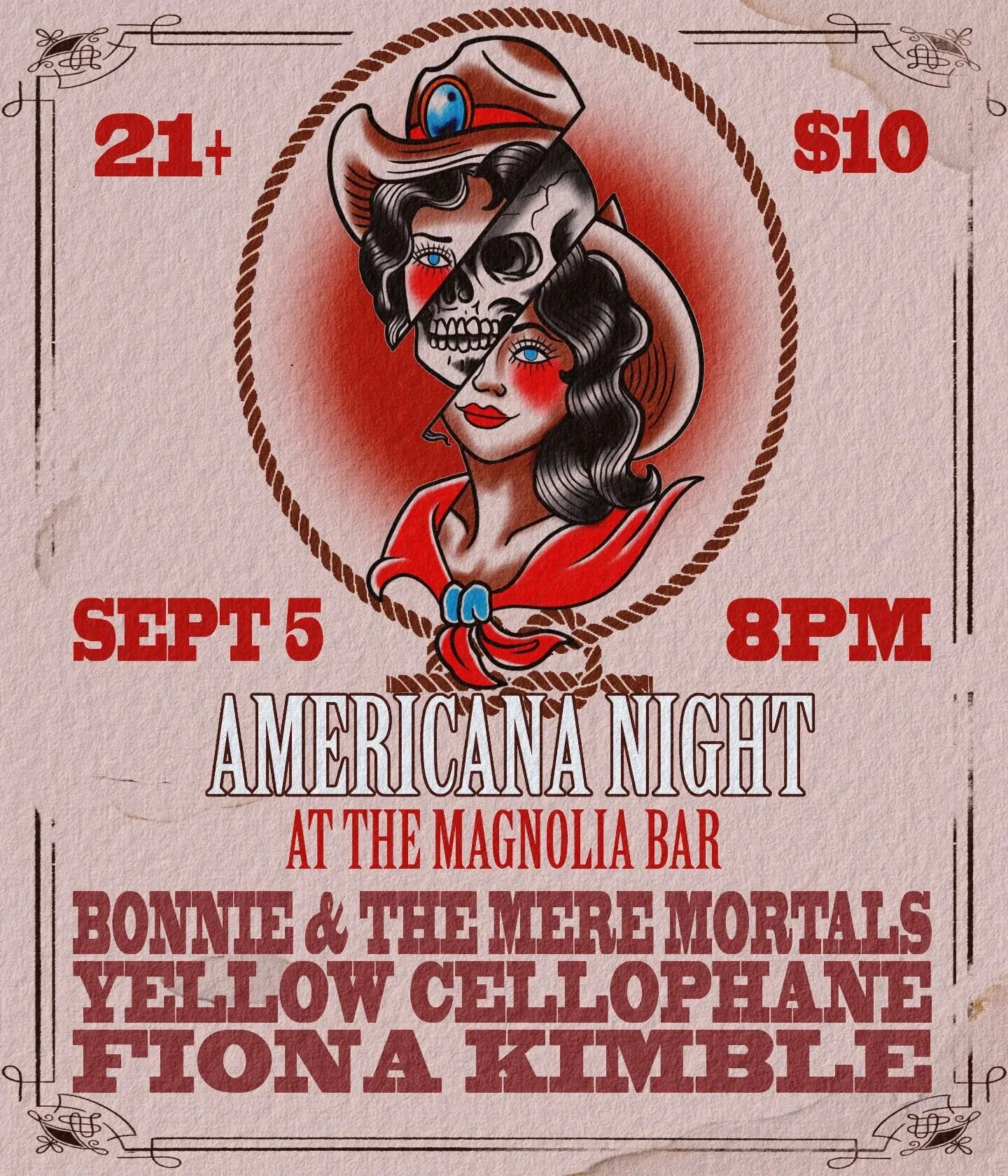 Spend your labor day with some #americana at the @magbarlouisville with us, @yellowcellophane, and a solid set from @fionakimblemusic. 
.
.
.
.
#yallternative #queerappalachia #southerngothic #synthwave #altcountry #appalachia #shoegaze #gothgoth  #n