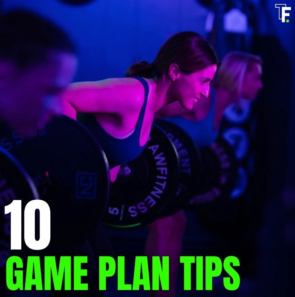 Do you have a GAME PLAN? Having a game plan for your health, fitness, and mindset provides structure, motivation, and direction, making it easier to achieve your goals and maintain a healthy and fulfilling lifestyle. It's a valuable tool for personal