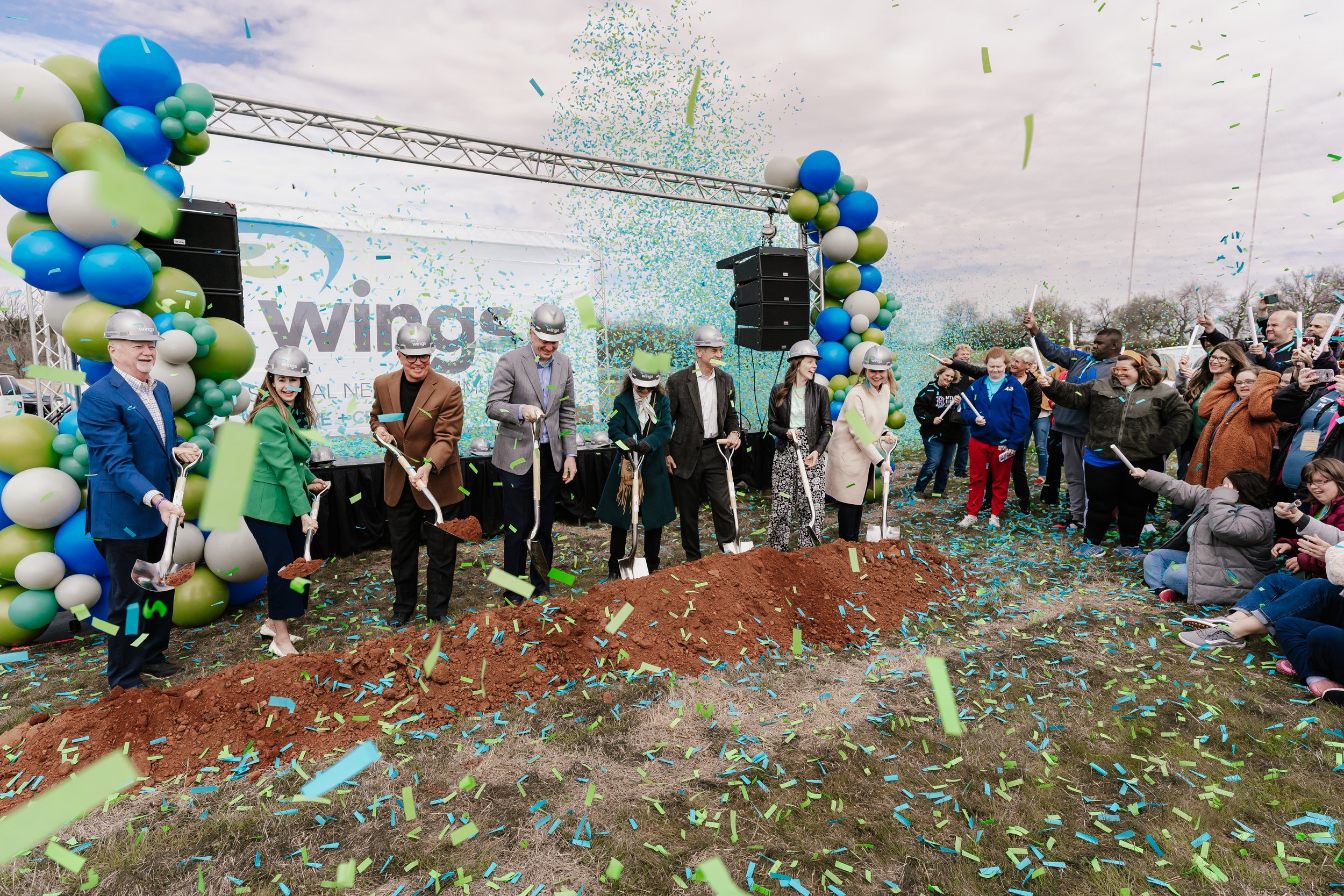 Wings Groundbreaking, March 29th, 2023