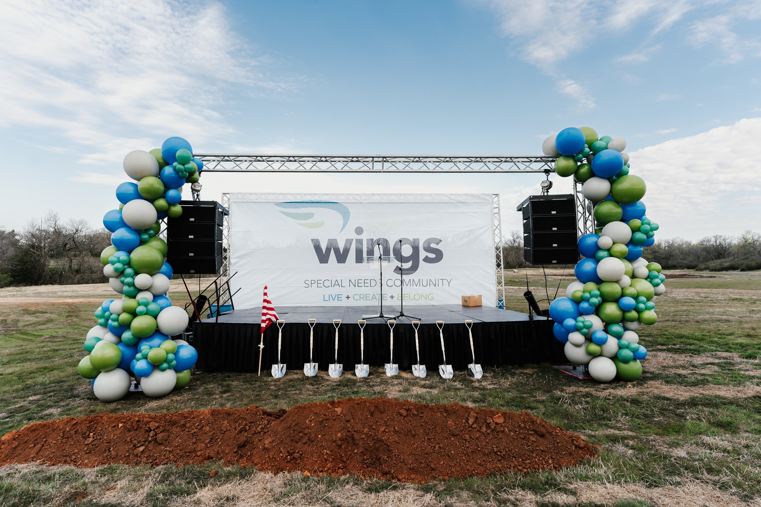 Groundbreaking Stage