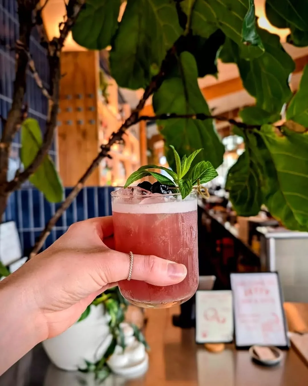 This week&rsquo;s pour? Ted&rsquo;s Cherry Mai Tai&nbsp;🍹 

White rum, orgeat, cherry, lime and pineapple.

All week for $18.