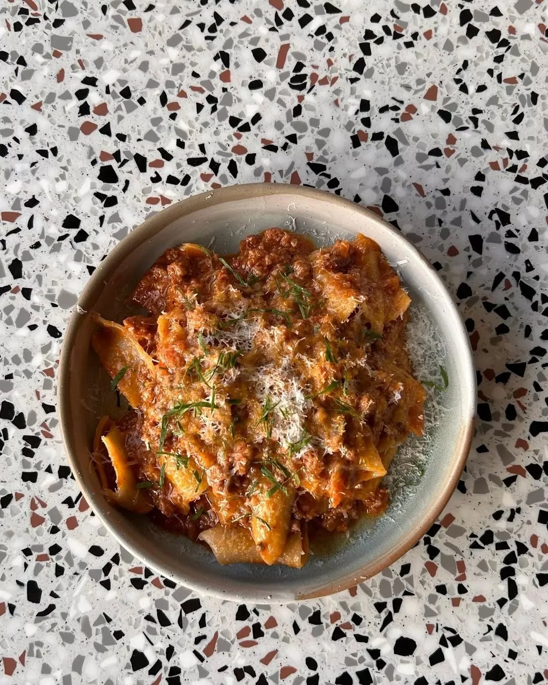 This weekend&rsquo;s special 🍝&nbsp;

Pork ragu with paccheri pasta from @la_delizia_latticini, finished with pancetta, parmesan and fresh parsley. 

$34 -&nbsp;Until sold out!