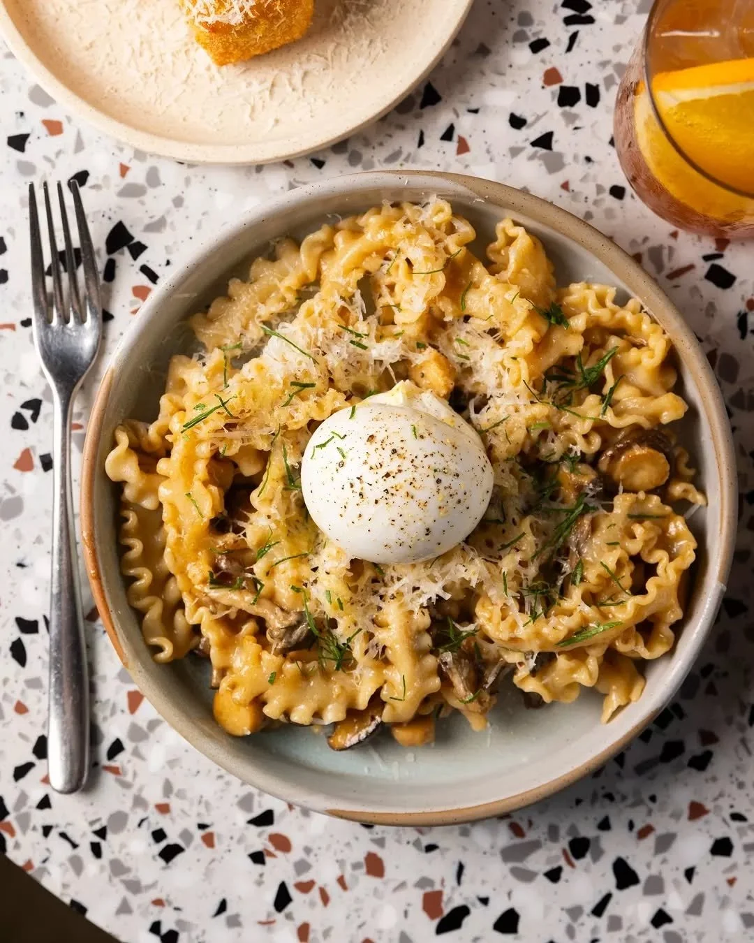 The one you'll keep coming back for&hellip; @la_delizia_latticini burrata.

Fresh Tagliatelle Riccia tossed with mushrooms, finished with creamy truffle burrata, shaved parmesan and a little parsley on top.