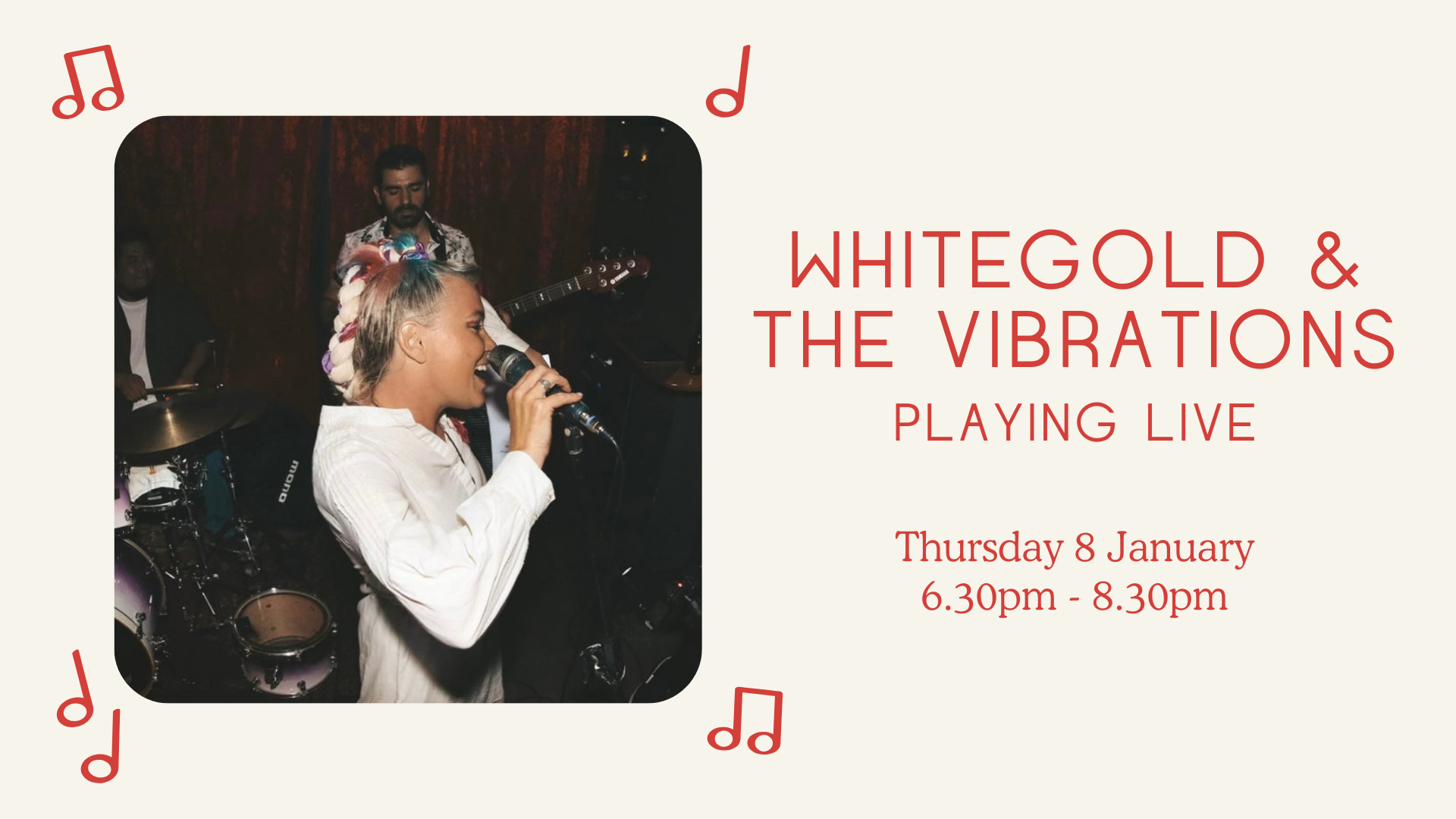 Playing Live Whitegold &amp; The Vibrations