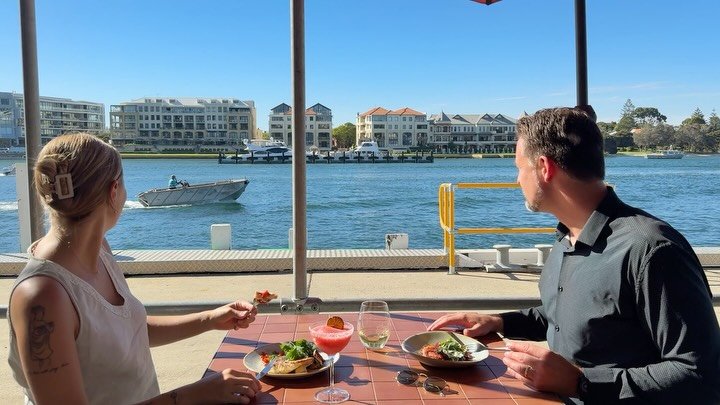 Best seat in the house 🌊

The team taking a minute by the water before service kicks off.
