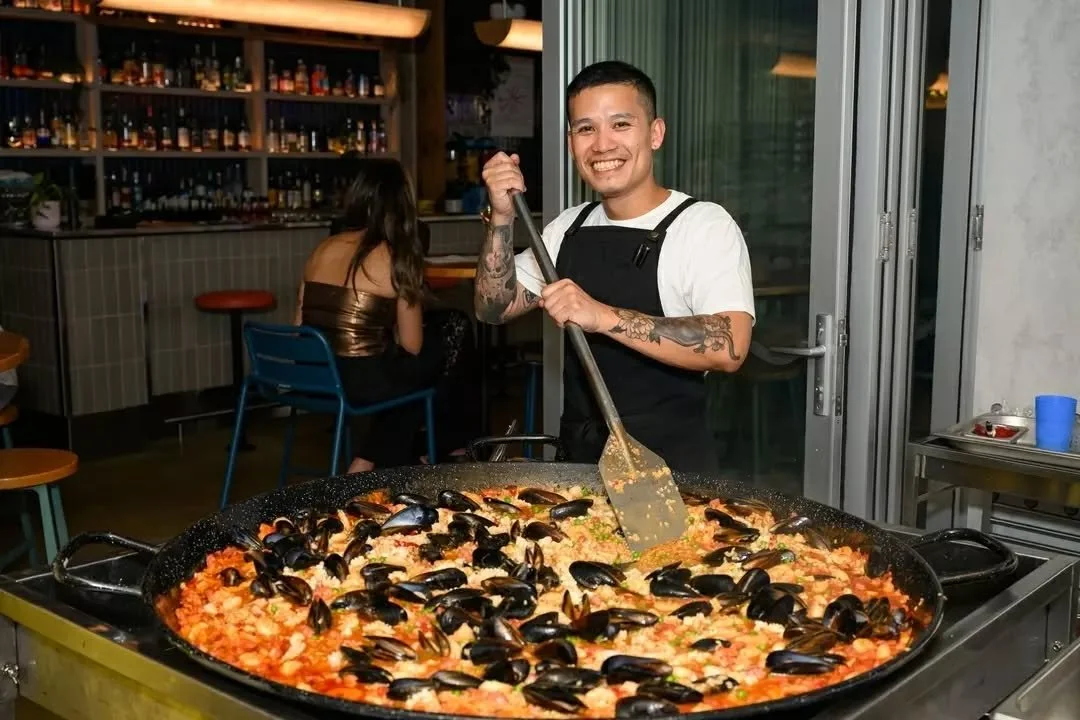 This Easter long weekend, we&rsquo;re firing up the paella pan! 🥘

Loaded with prawns, squid and mussels, layered with chicken and chorizo and cooked fresh each session.  Plus share style plates built around premium seafood, bringing together the be