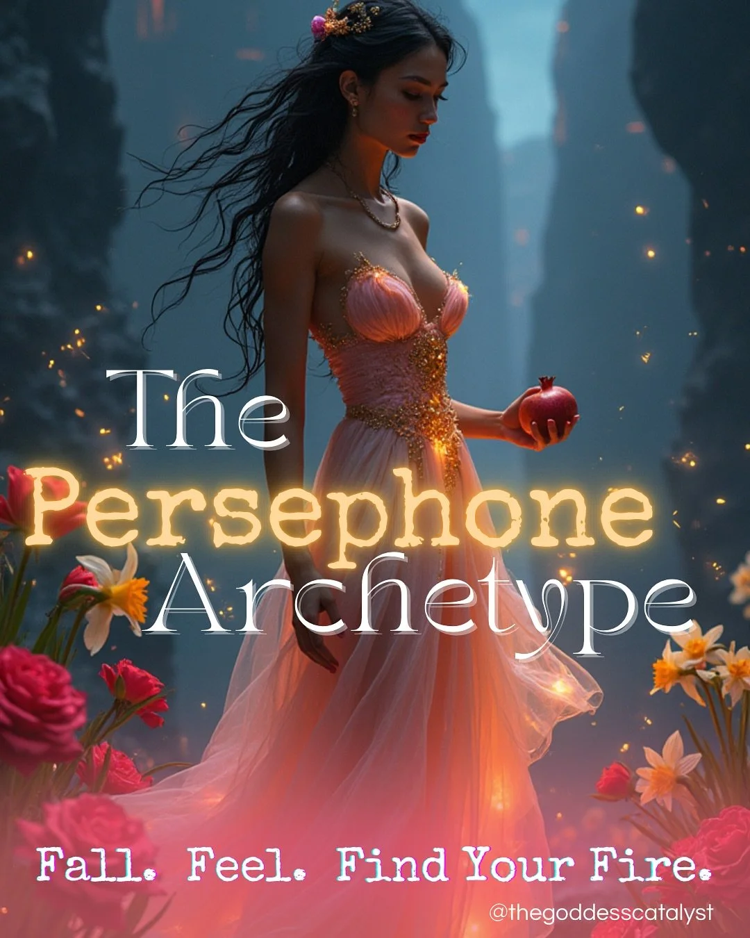 ❤️&zwj;🔥 She didn&rsquo;t just survive the darkness. She made it sacred.

🖤 Last month inside The G Code, we walked with Persephone&mdash;the Goddess of Spring and Queen of the Underworld.
Through song, story, meditation, and divine downloads, we m