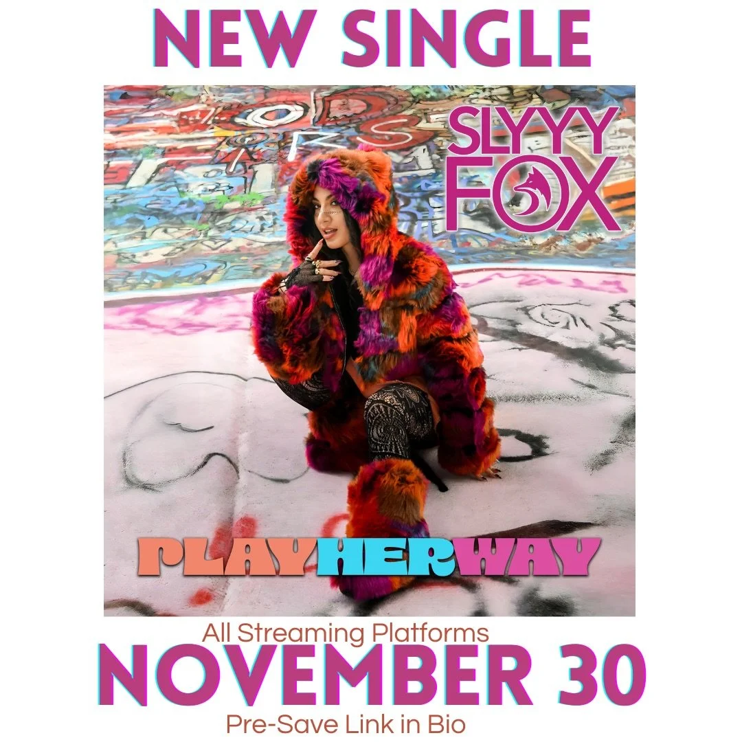 PLAYHERWAY by Slyyy Fox drops November 30 on all platforms. 🔥🎧

This one is for the women who refuse to dim, refuse to wait, refuse to play small. 🌺⚡️⚔️

I&rsquo;m "born of stars, so I'm born a star, when you know who you are, then that takes